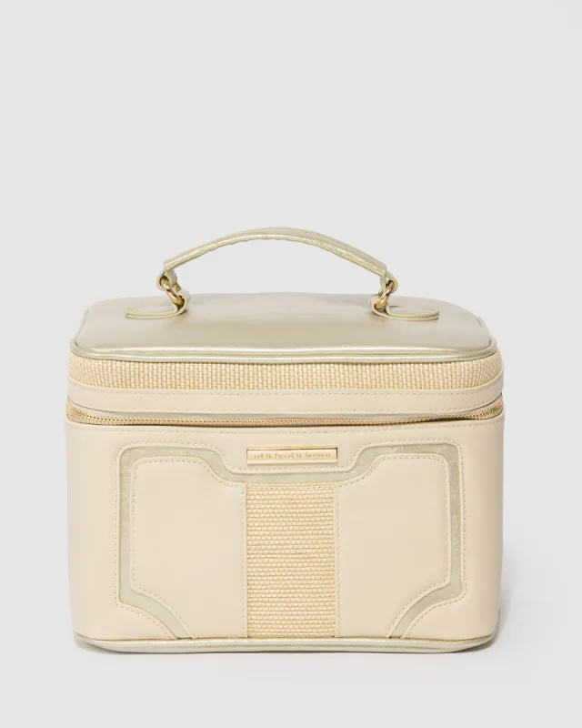 Natural Weave Panel Cosmetic Case Pack sold by Collete Hayman