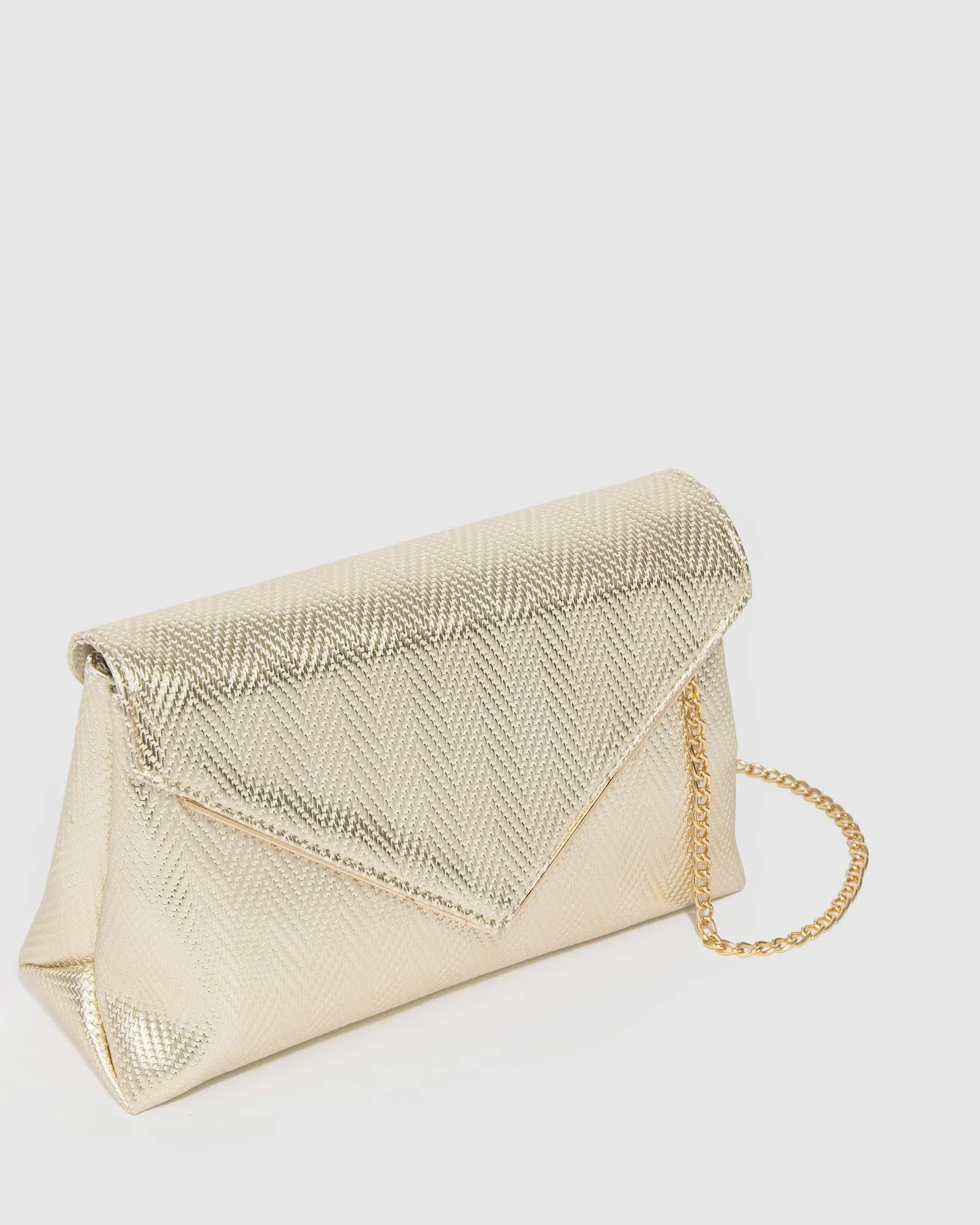 Gold Amber Envelope Clutch Bag sold by Collete Hayman product image thumbnail 2