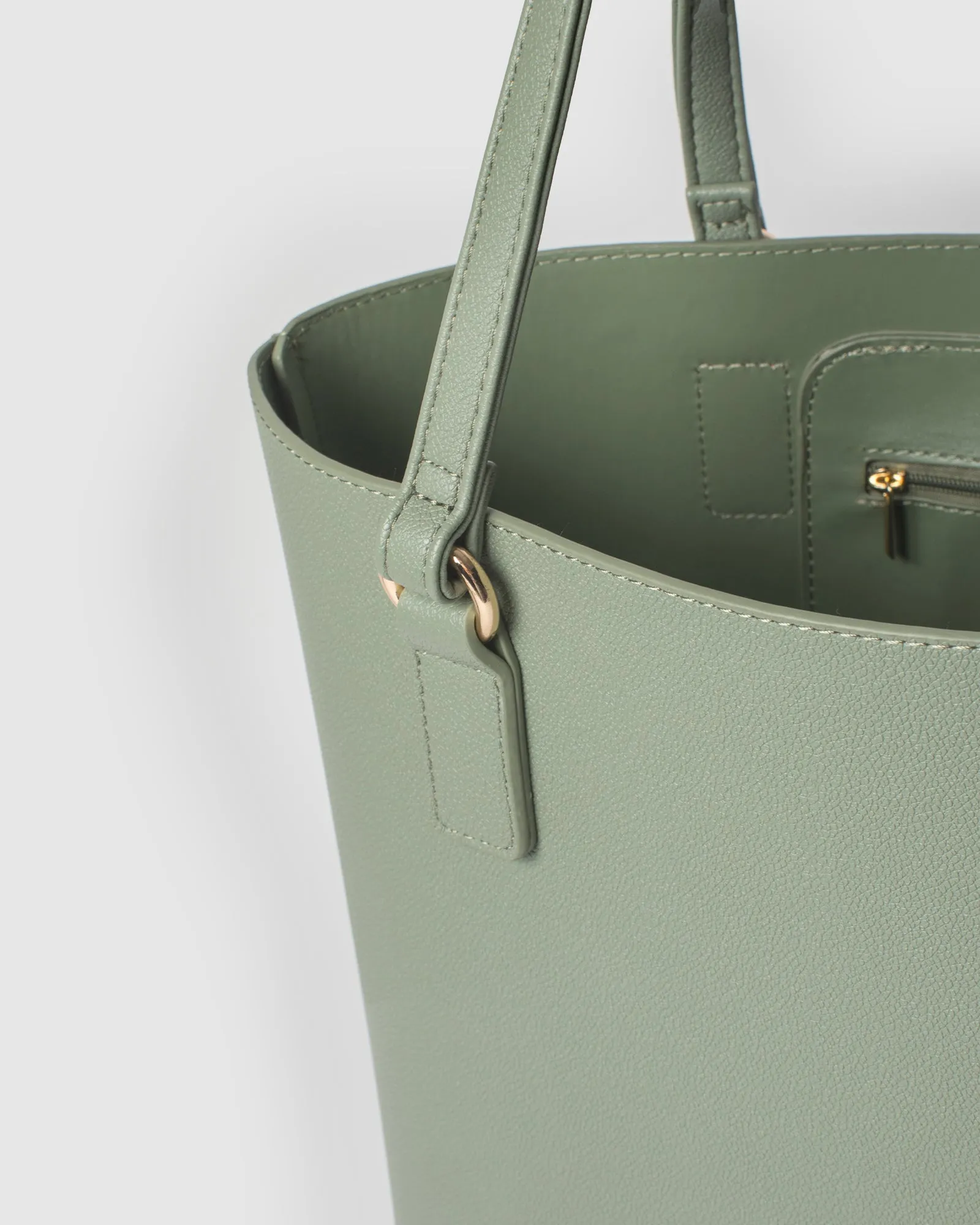 Green Angelina Tote Bag sold by Collete Hayman product image thumbnail 5