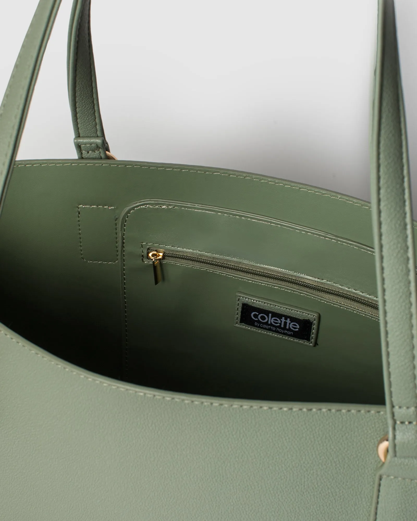 Green Angelina Tote Bag sold by Collete Hayman product image thumbnail 3