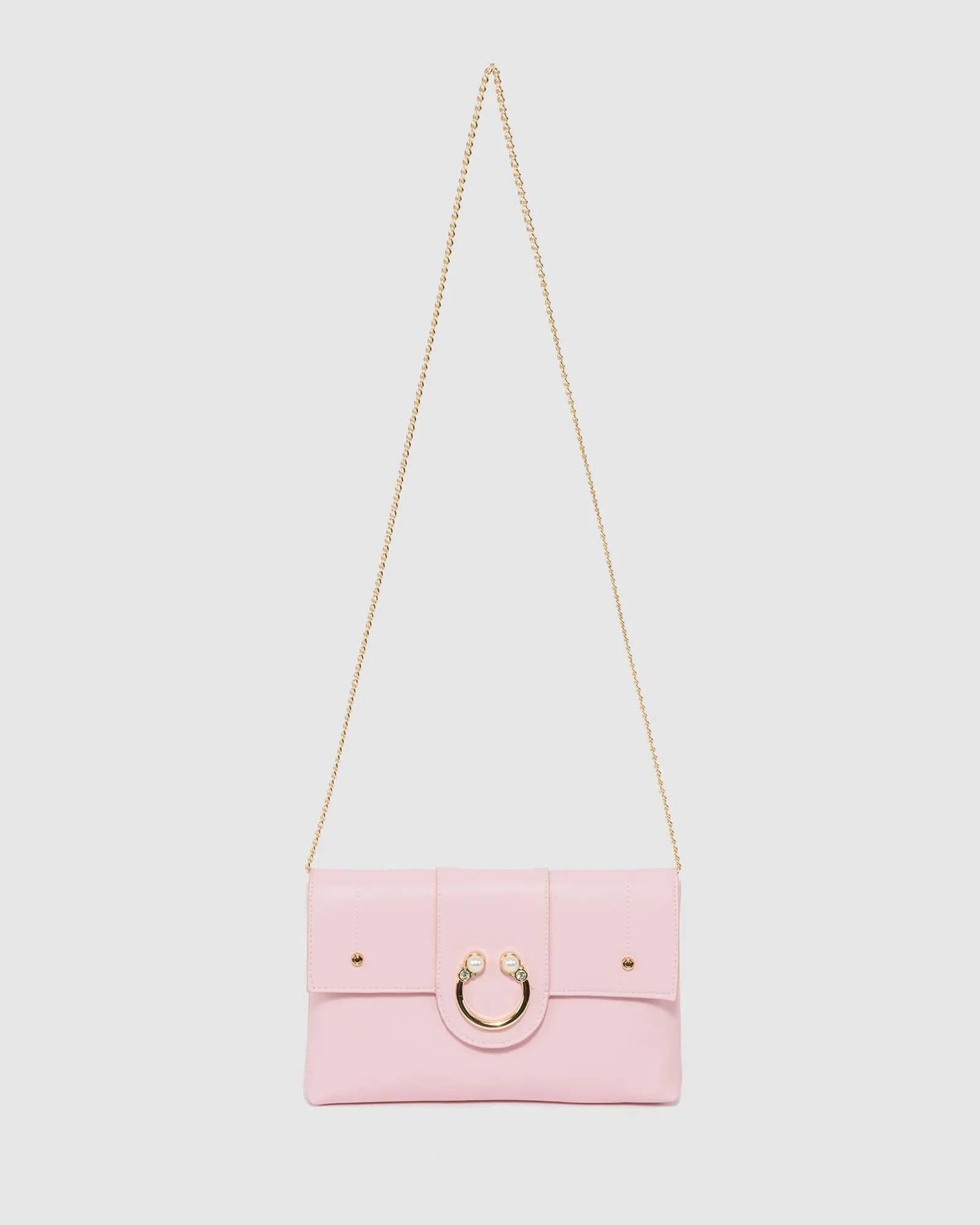 Pink Polly Pearl Clutch Bag sold by Collete Hayman product image thumbnail 3