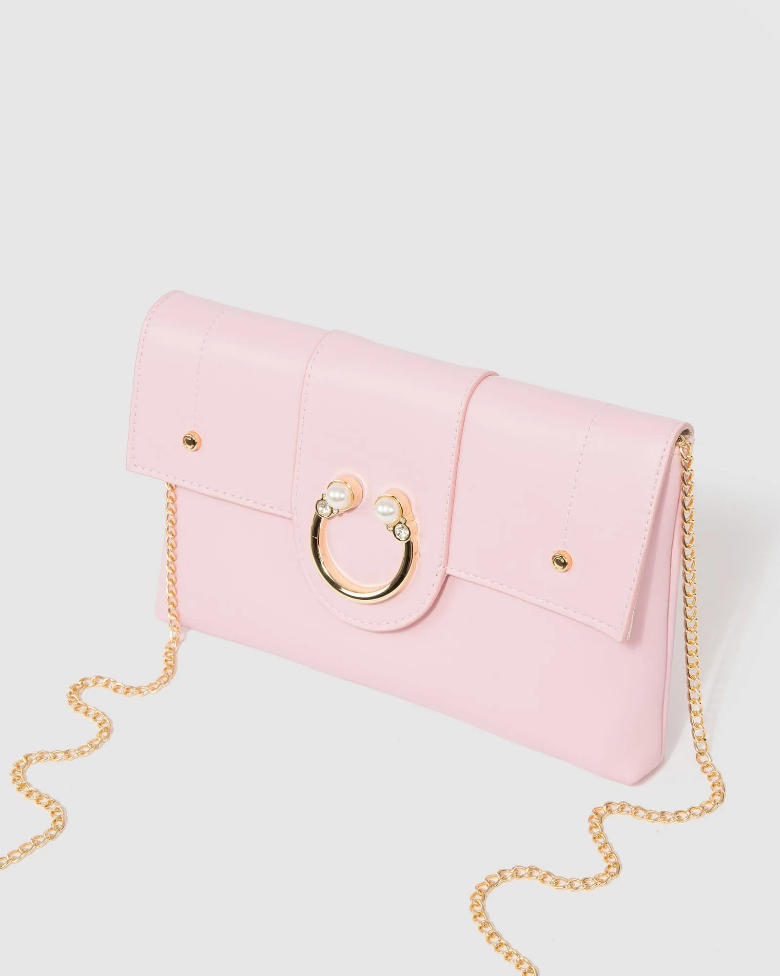 Pink Polly Pearl Clutch Bag sold by Collete Hayman product image thumbnail 5