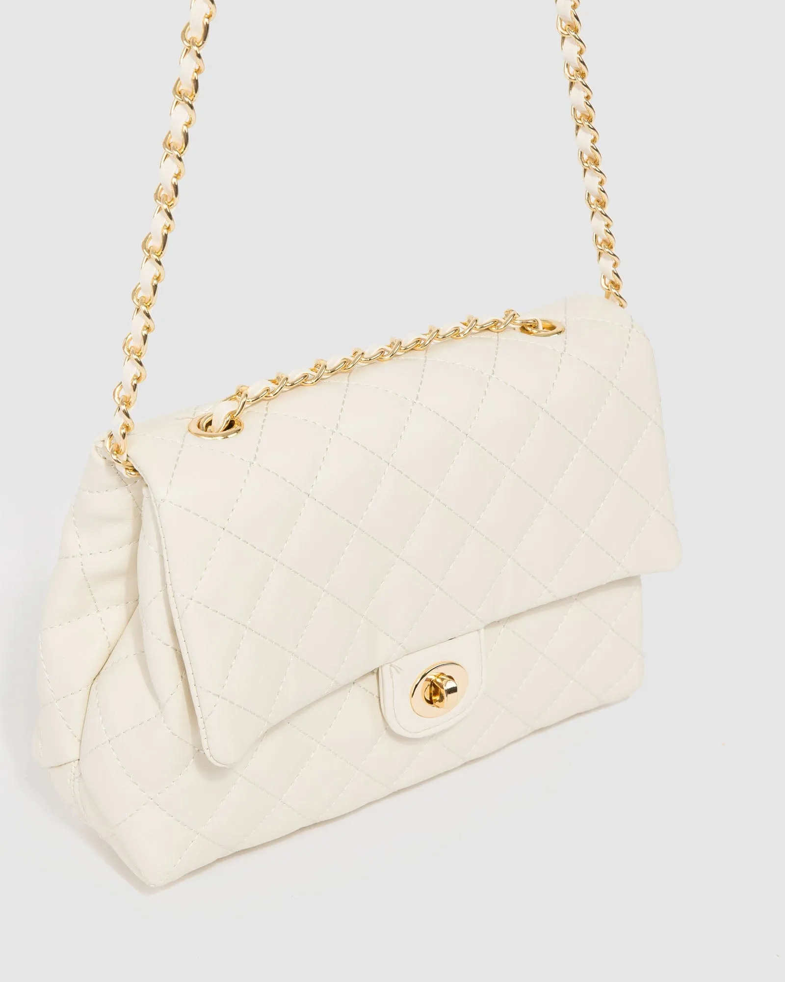 Ivory Malia Quilt Crossbody Bag sold by Collete Hayman product image thumbnail 2