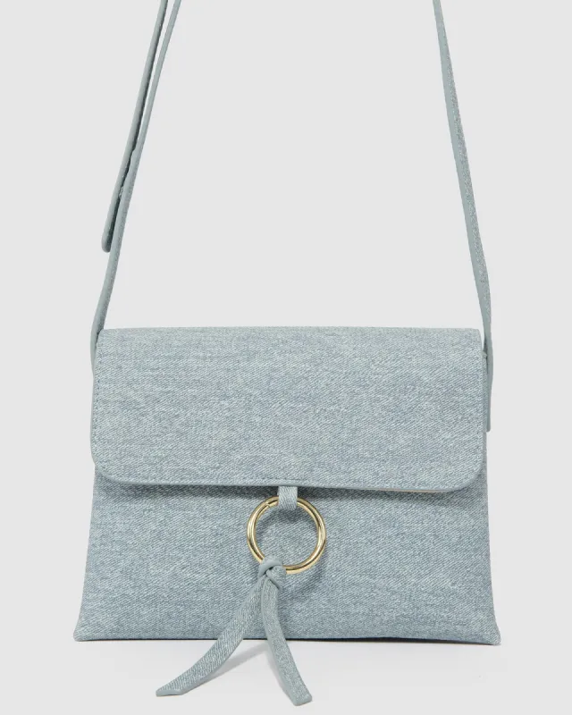 Blue Brooklyn Crossbody Bag sold by Collete Hayman