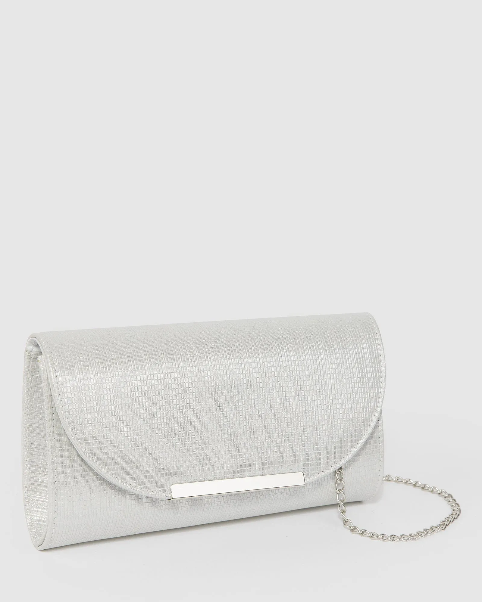 Silver Liza Evening Clutch Bag sold by Collete Hayman product image thumbnail 2