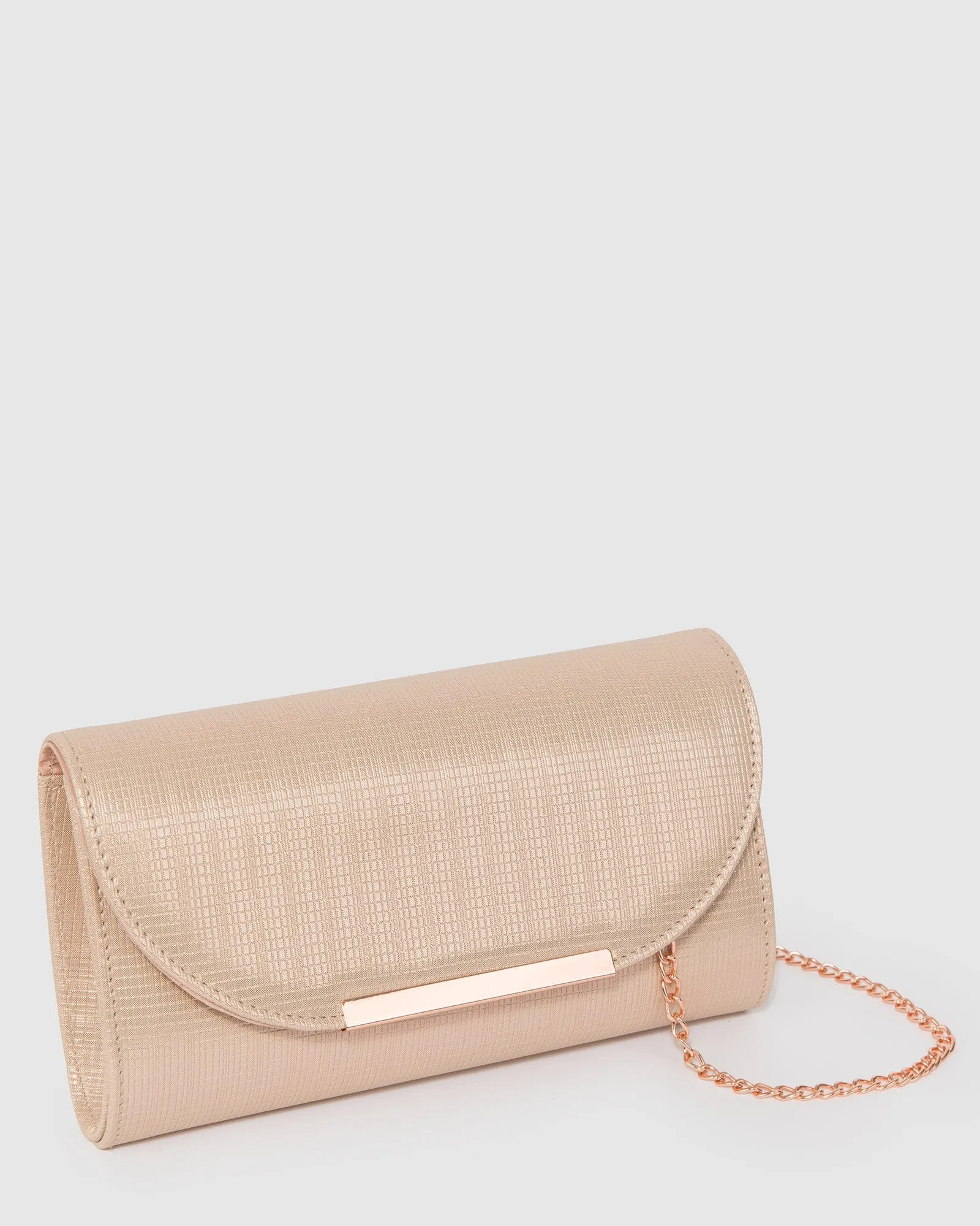Rose Gold Liza Evening Clutch Bag sold by Collete Hayman product image thumbnail 2