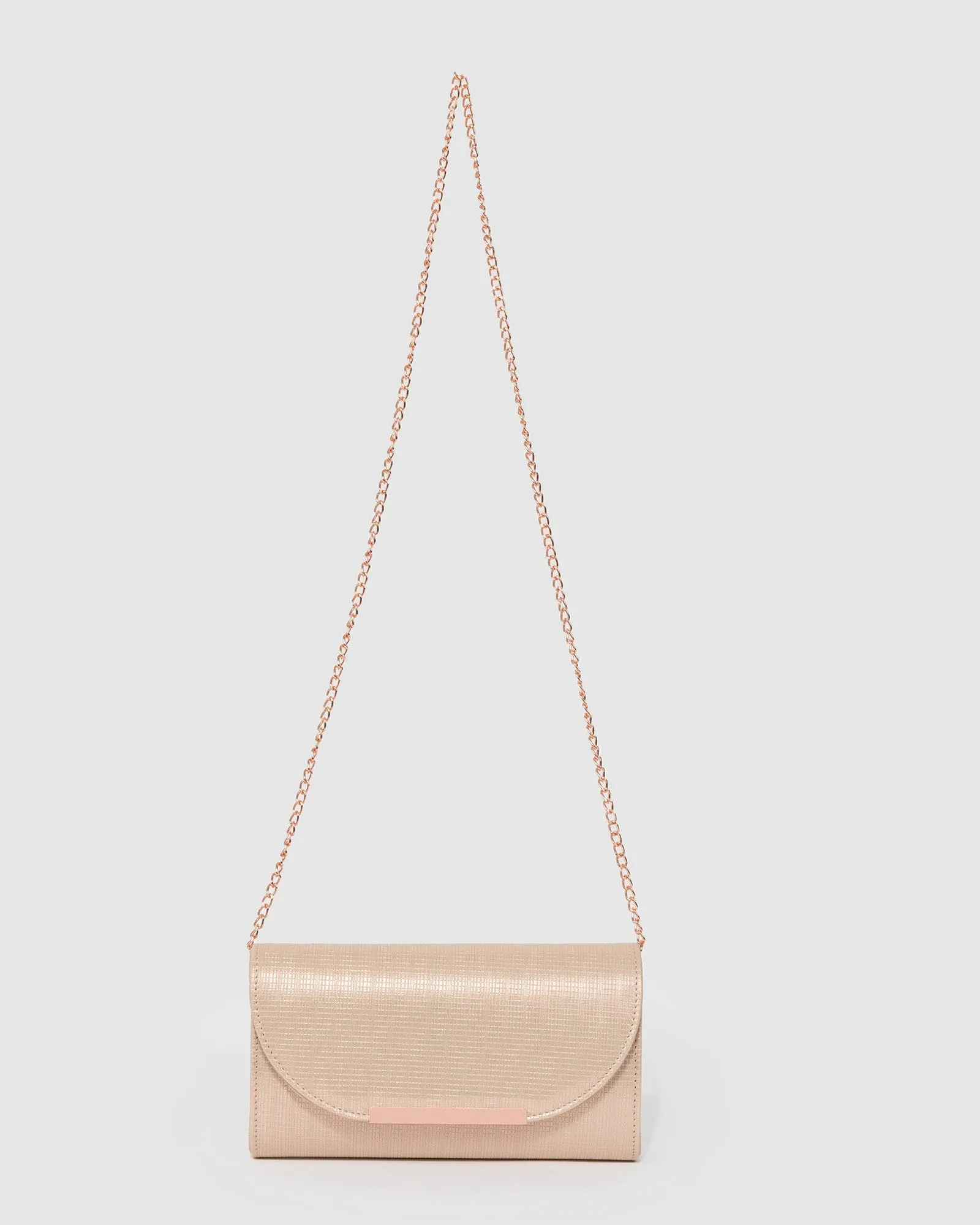 Rose Gold Liza Evening Clutch Bag sold by Collete Hayman product image thumbnail 3