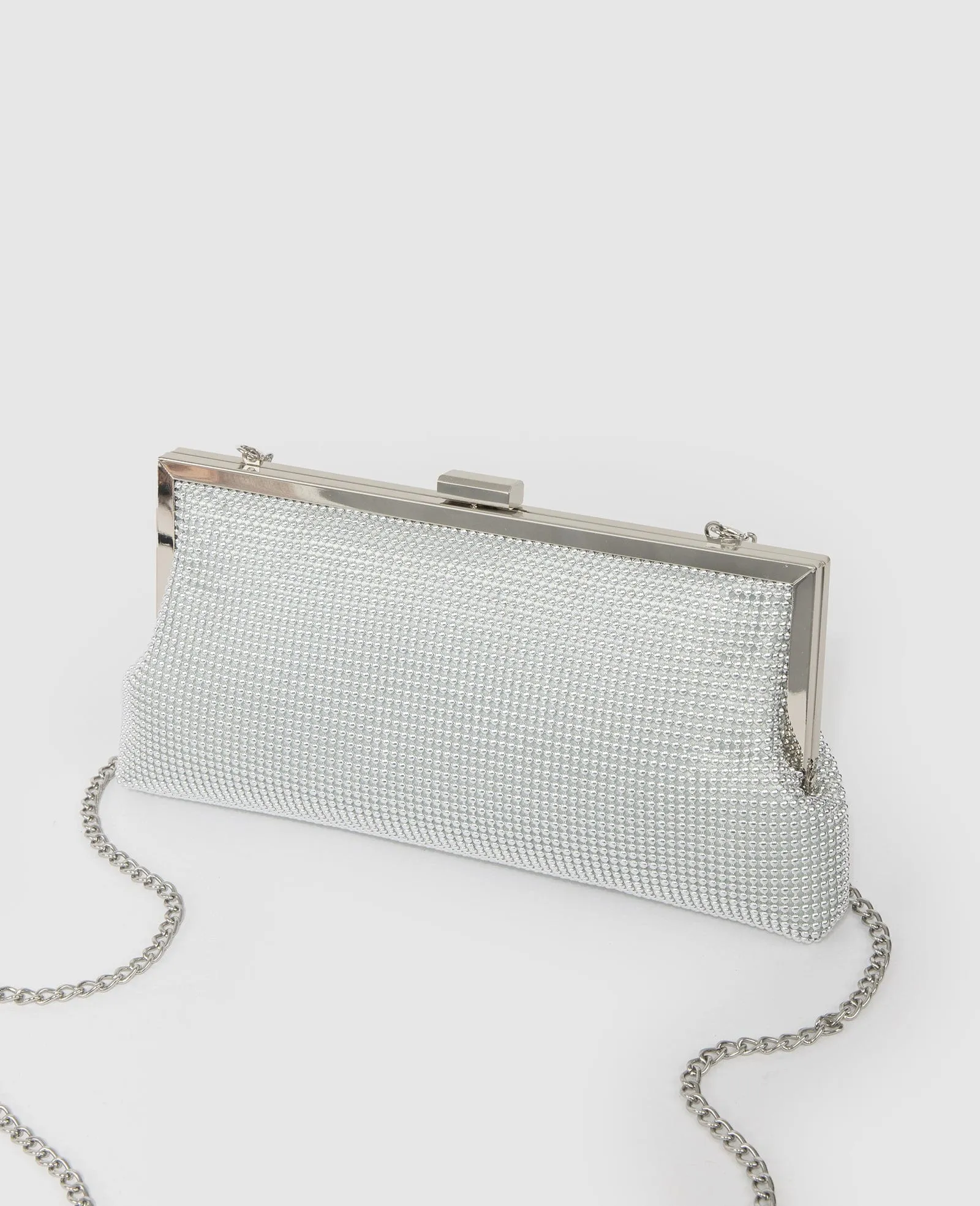 Silver Arya Clutch Bag sold by Collete Hayman product image thumbnail 4