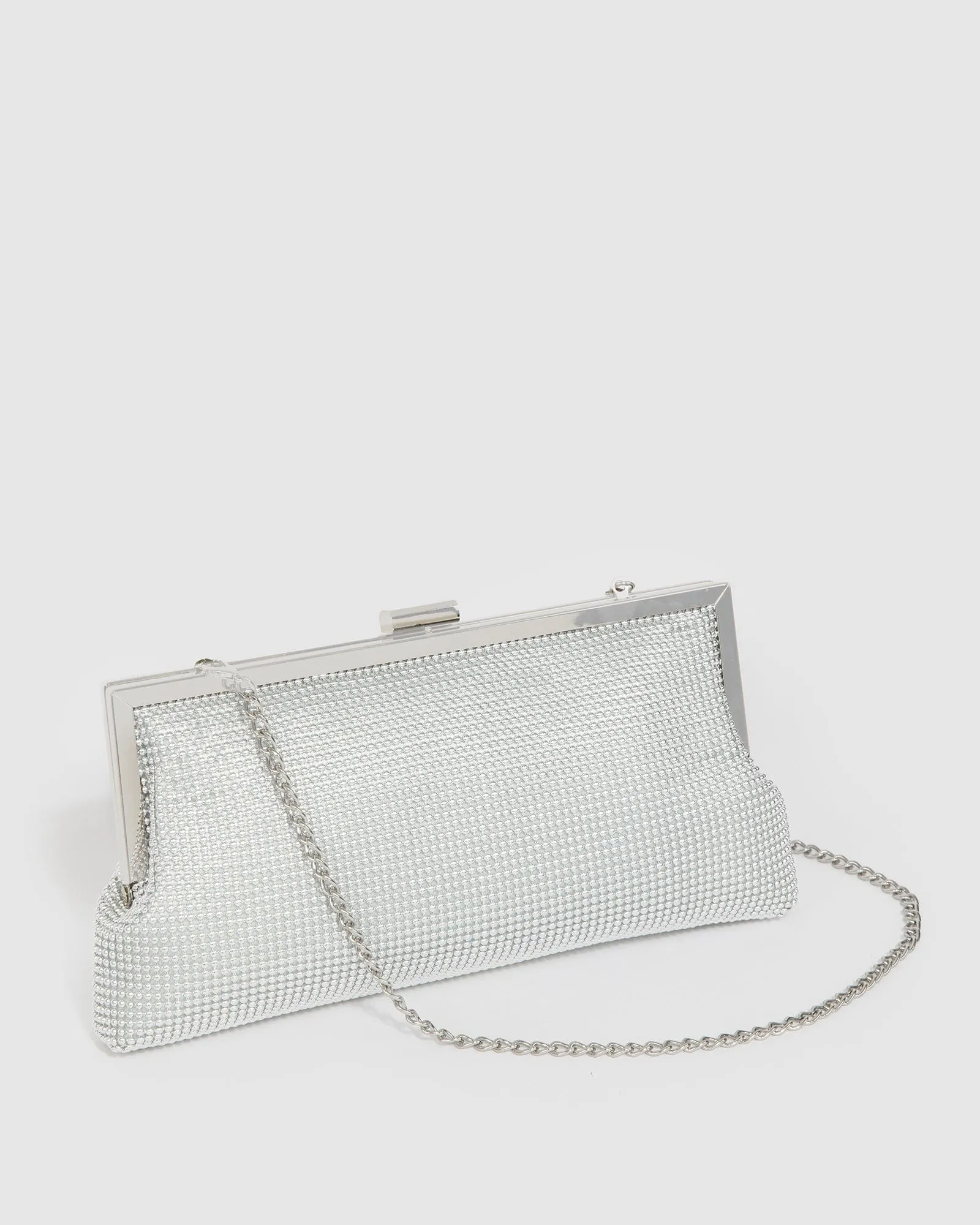 Silver Arya Clutch Bag sold by Collete Hayman product image thumbnail 2