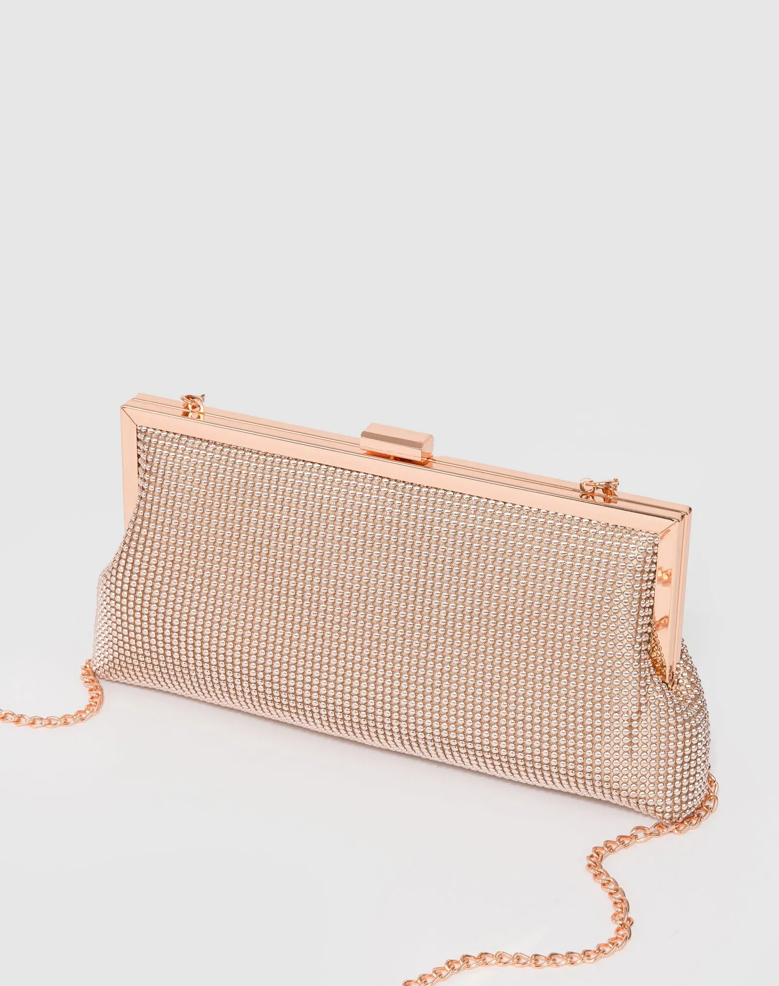 Rose Gold Arya Clutch Bag sold by Collete Hayman product image thumbnail 4