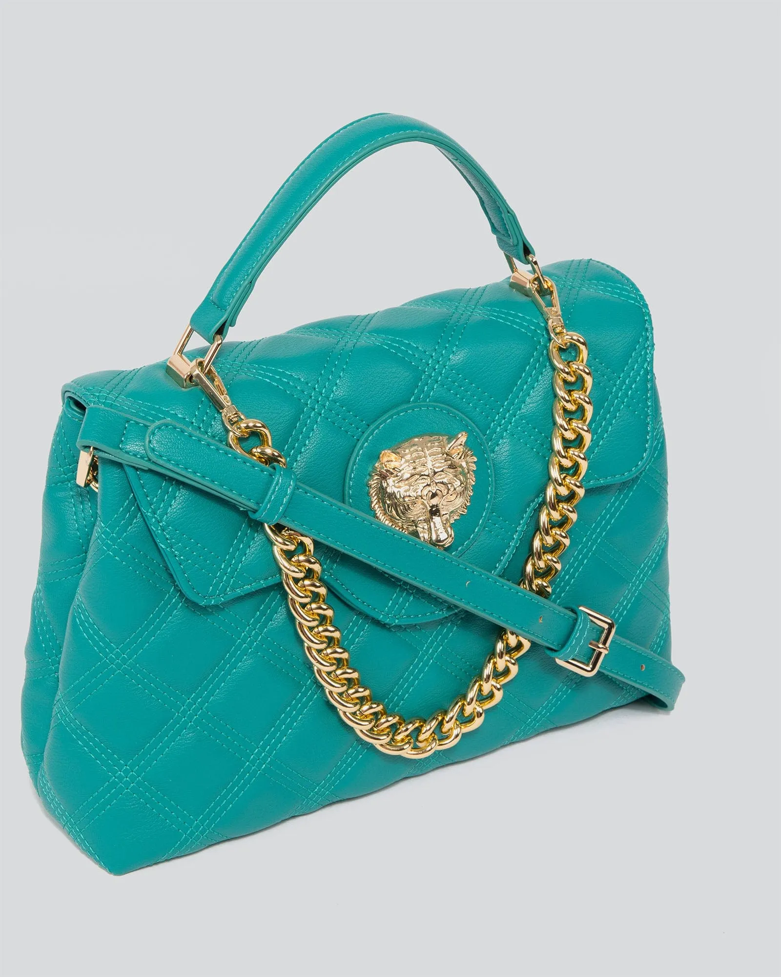 Green Asma Chain Top Handle Bag sold by Collete Hayman product image thumbnail 2