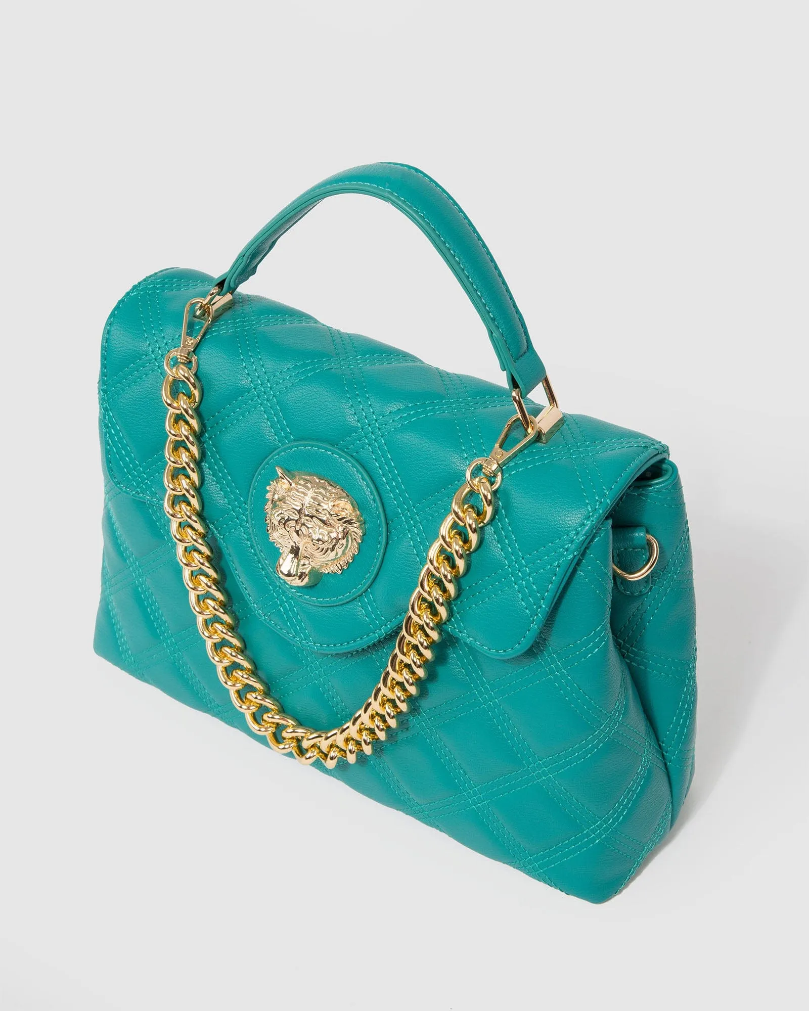 Green Asma Chain Top Handle Bag sold by Collete Hayman product image thumbnail 4