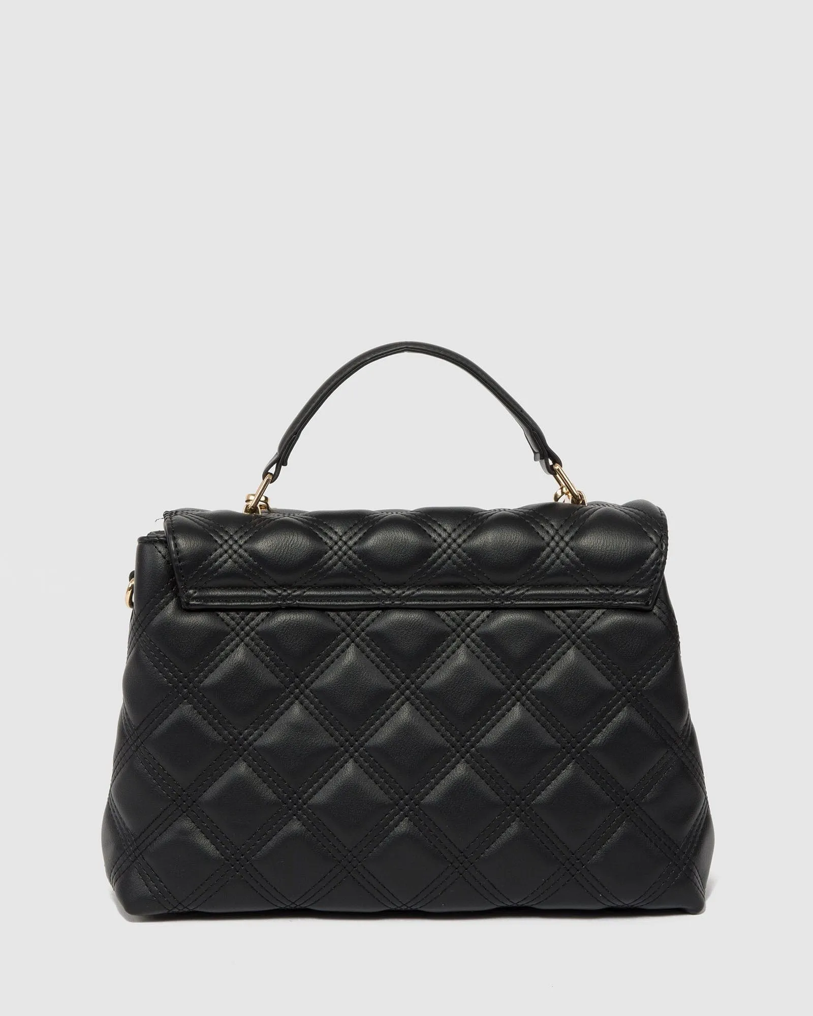 Black Asma Chain Top Handle Bag sold by Collete Hayman product image thumbnail 4