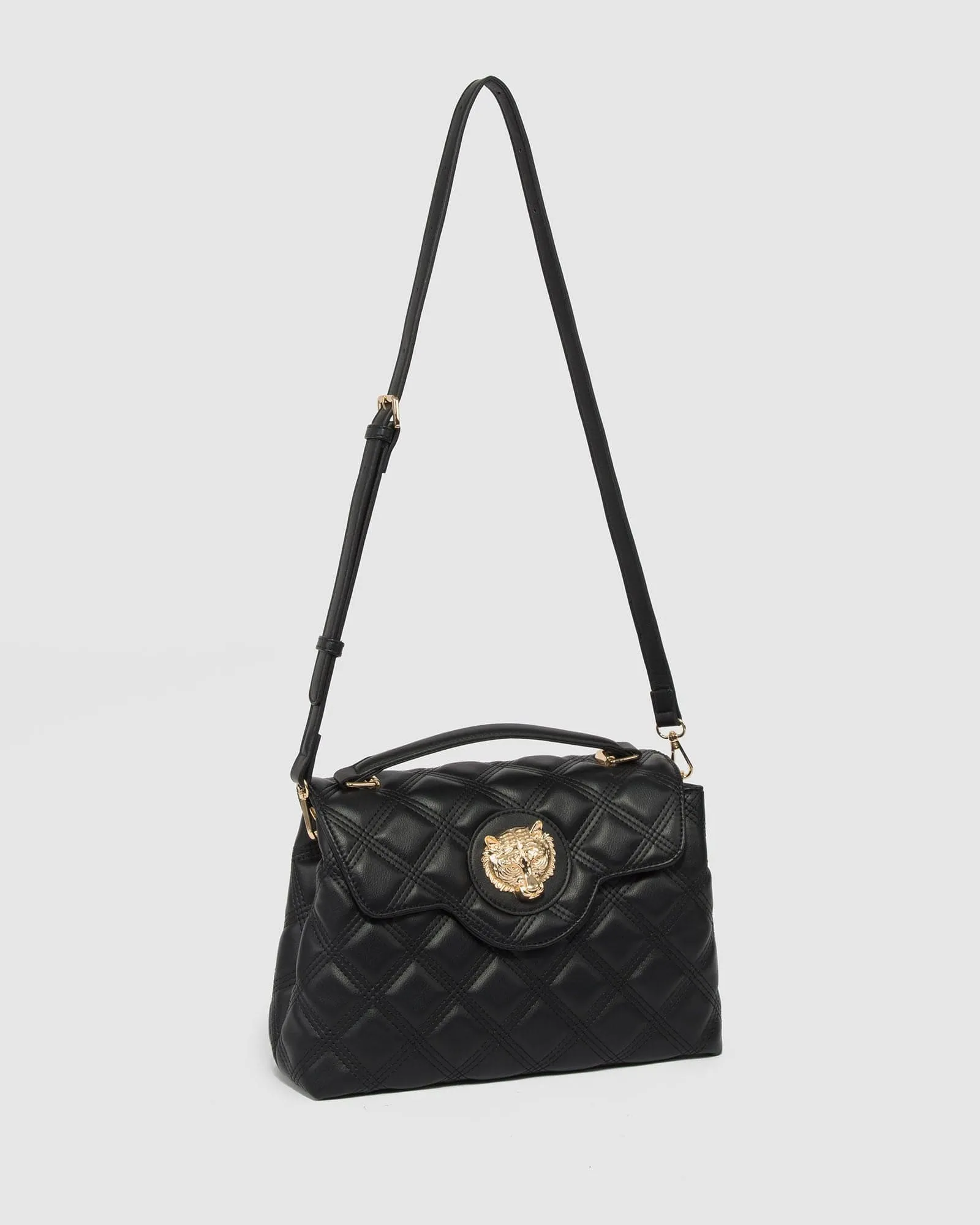 Black Asma Chain Top Handle Bag sold by Collete Hayman product image thumbnail 3