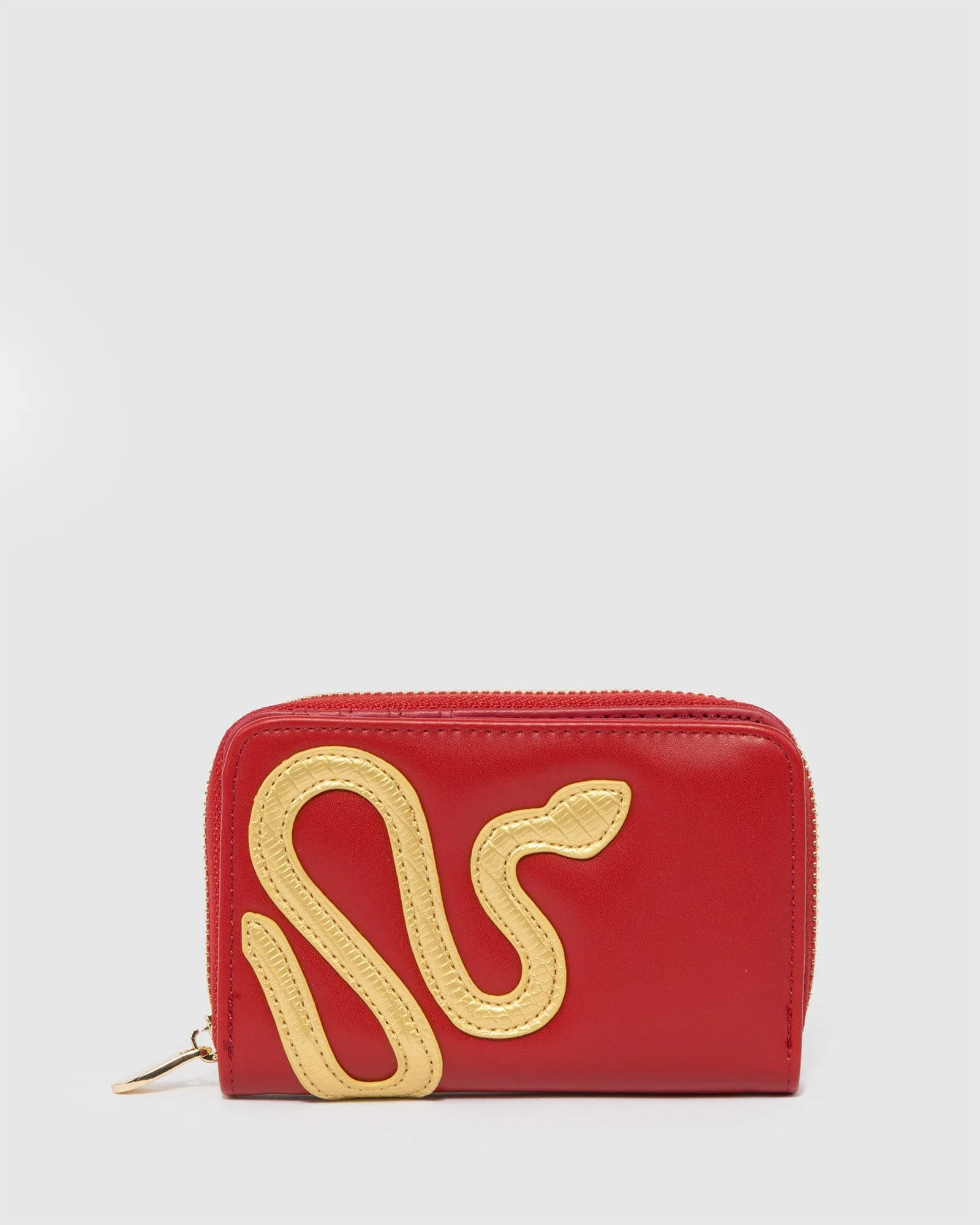 Red Tiana Snake Wallet sold by Collete Hayman