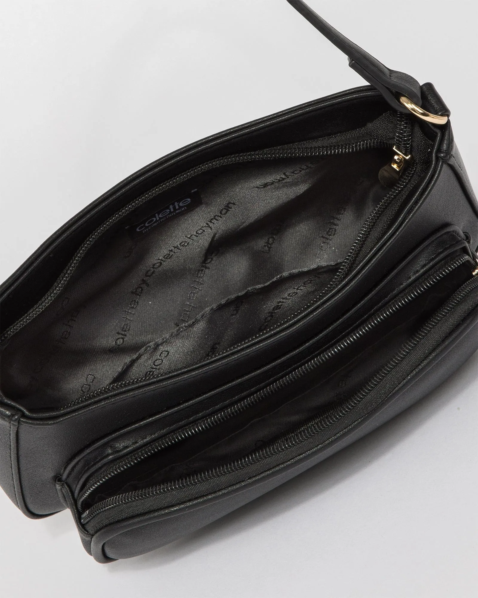 Black Clare Shoulder Bag sold by Collete Hayman product image thumbnail 5
