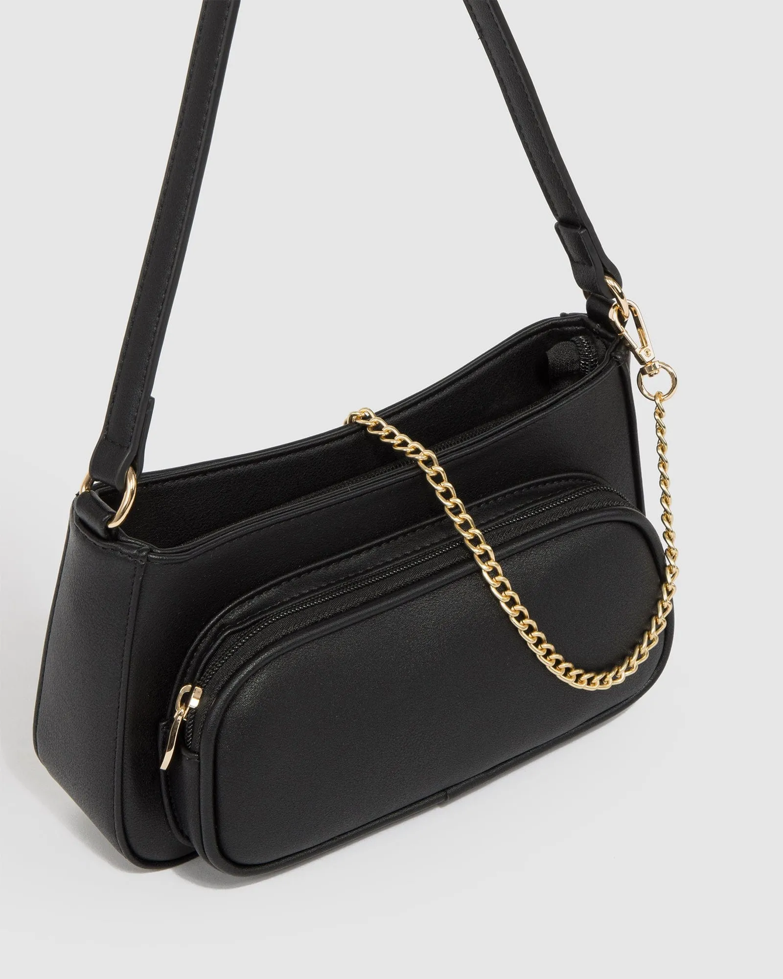 Black Clare Shoulder Bag sold by Collete Hayman product image thumbnail 2