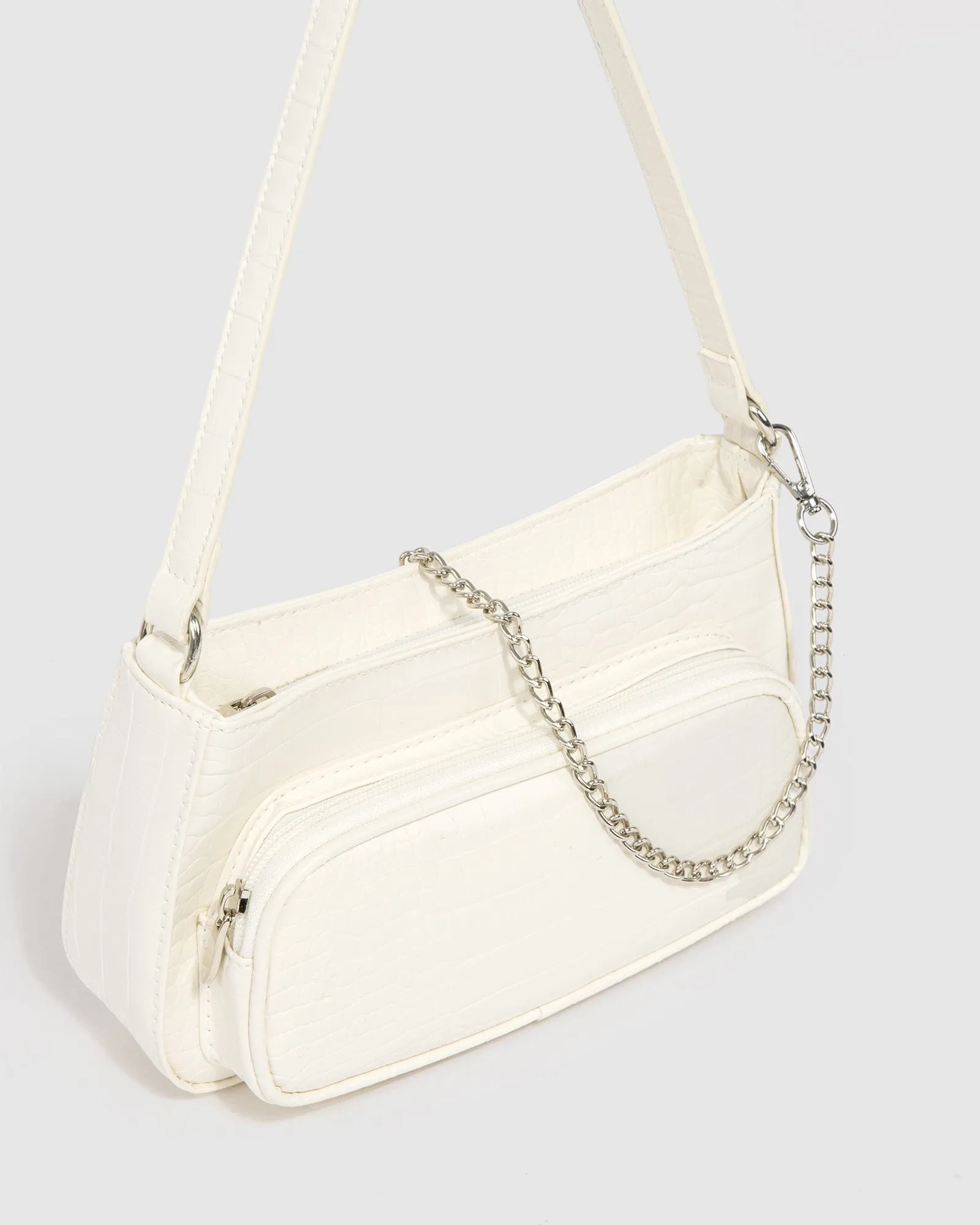 White Clare Shoulder Bag sold by Collete Hayman product image thumbnail 2