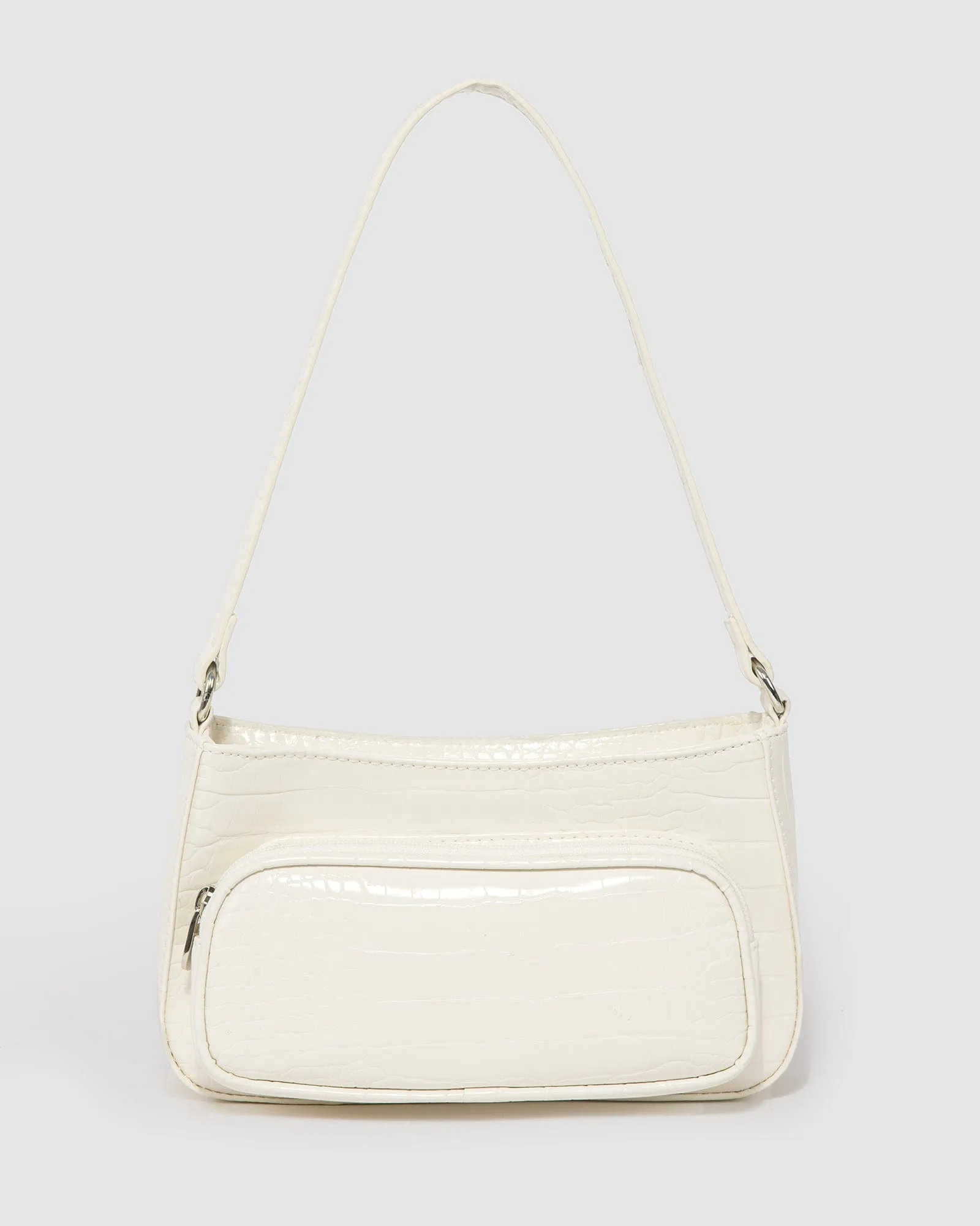 White Clare Shoulder Bag sold by Collete Hayman