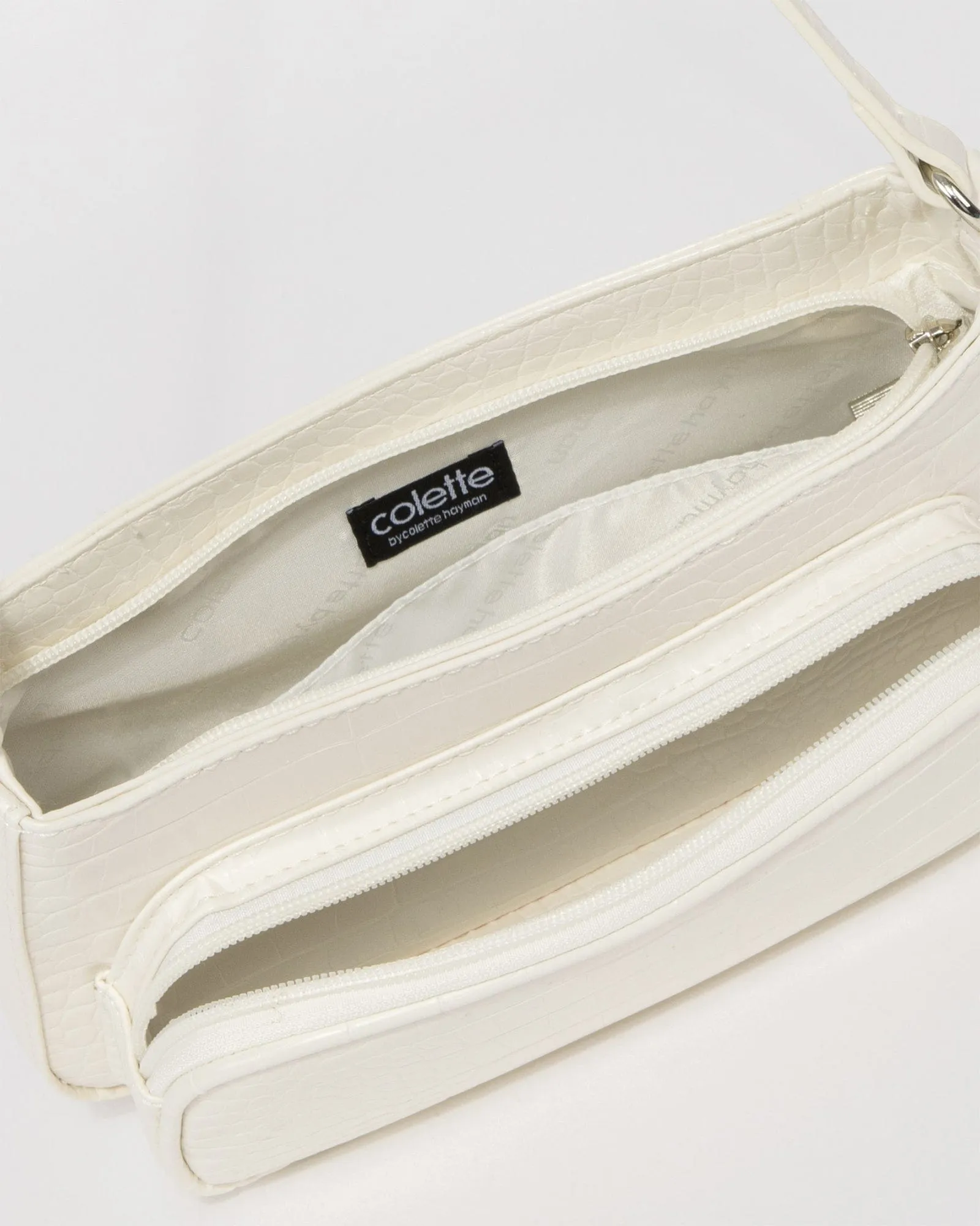 White Clare Shoulder Bag sold by Collete Hayman product image thumbnail 5