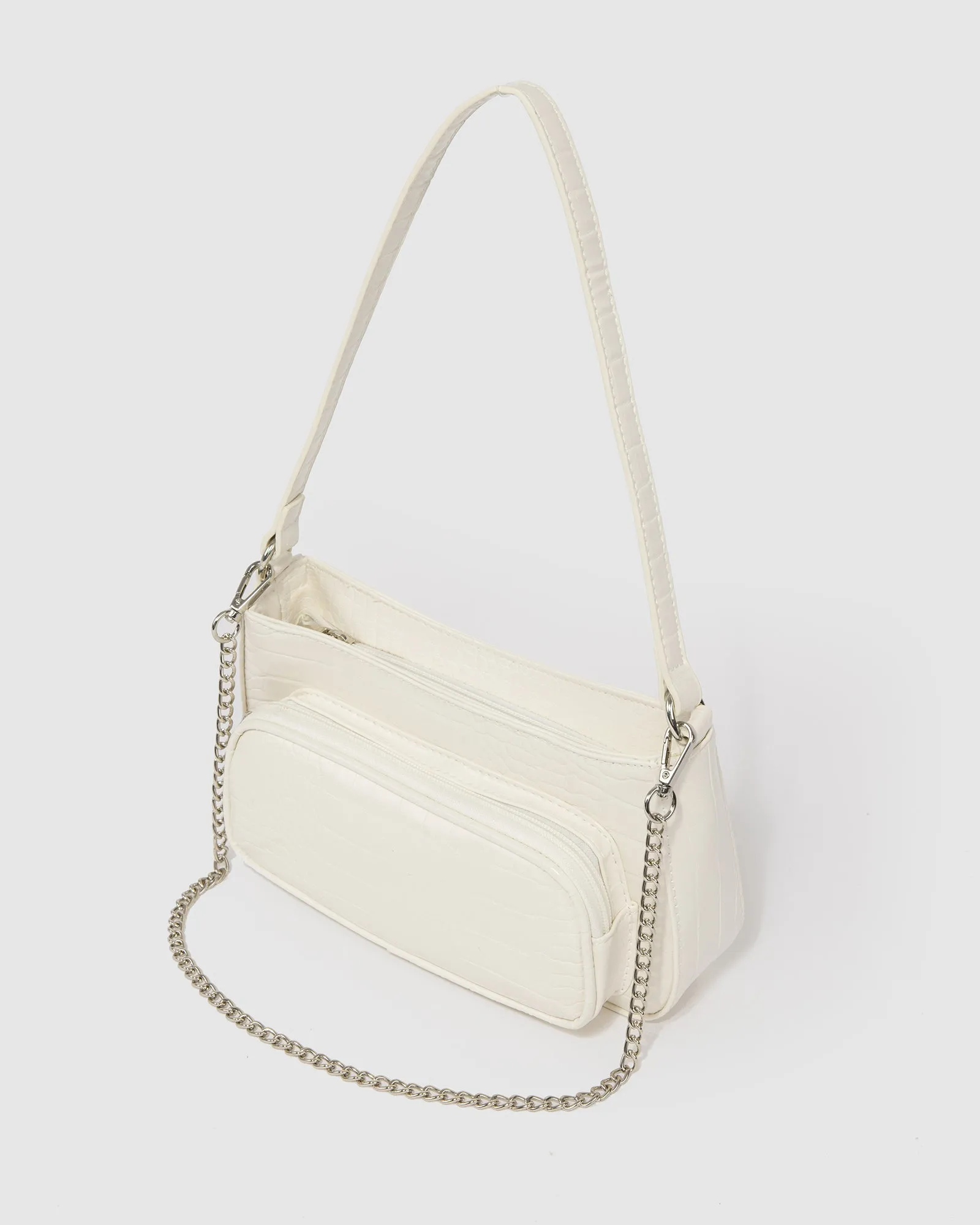 White Clare Shoulder Bag sold by Collete Hayman product image thumbnail 4