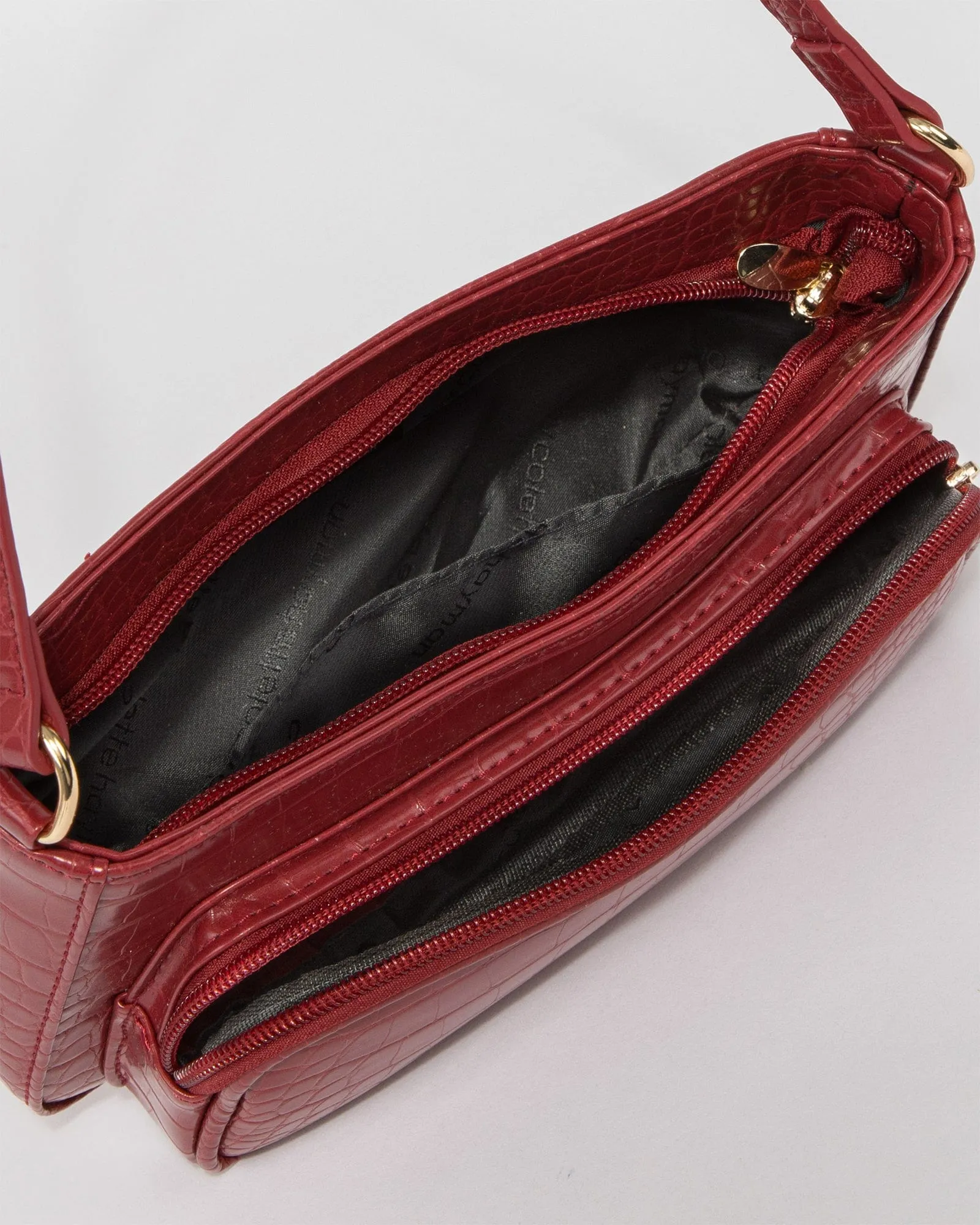 Red Clare Shoulder Bag sold by Collete Hayman product image thumbnail 5