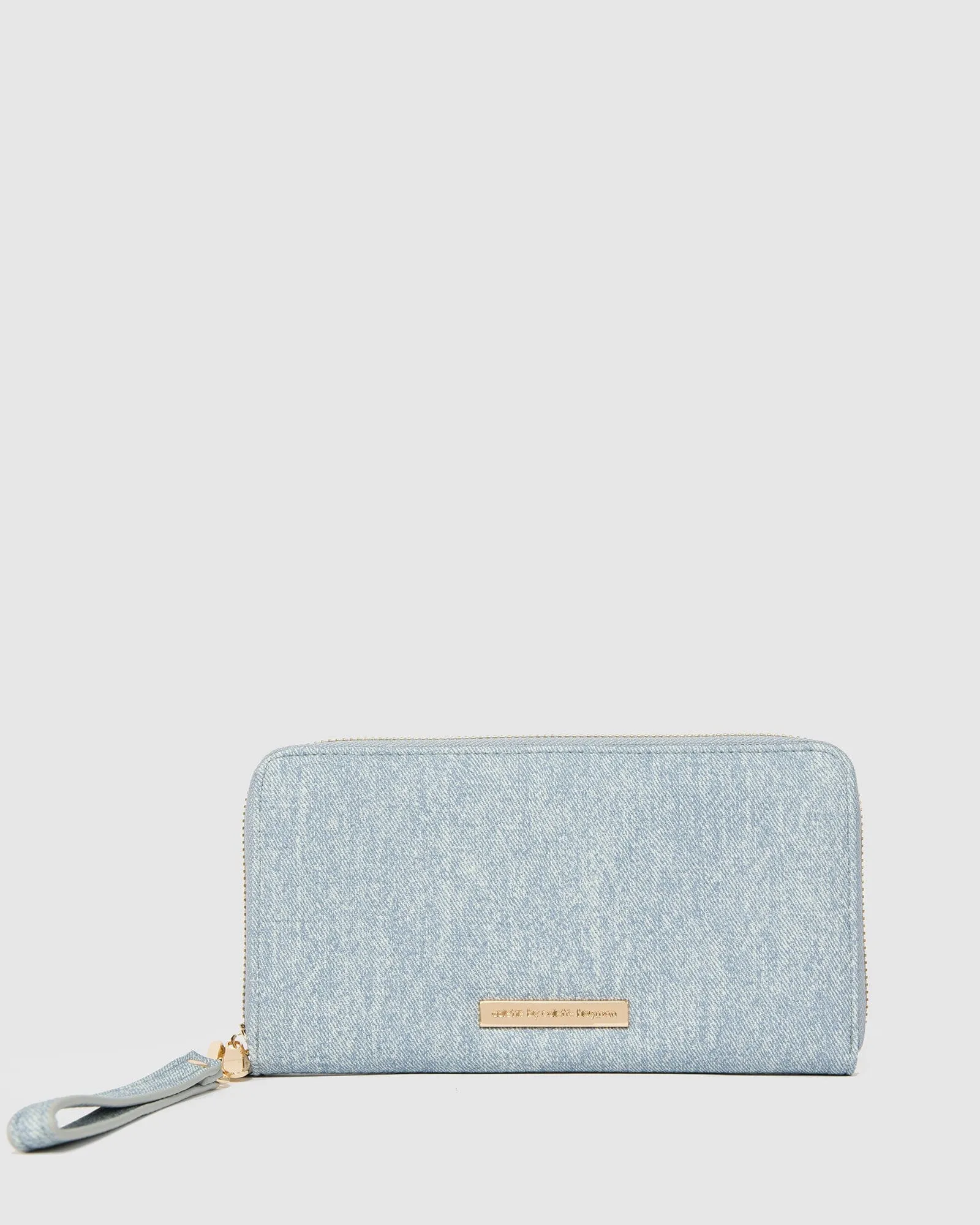 Blue Zoe Wristlet Wallet sold by Collete Hayman