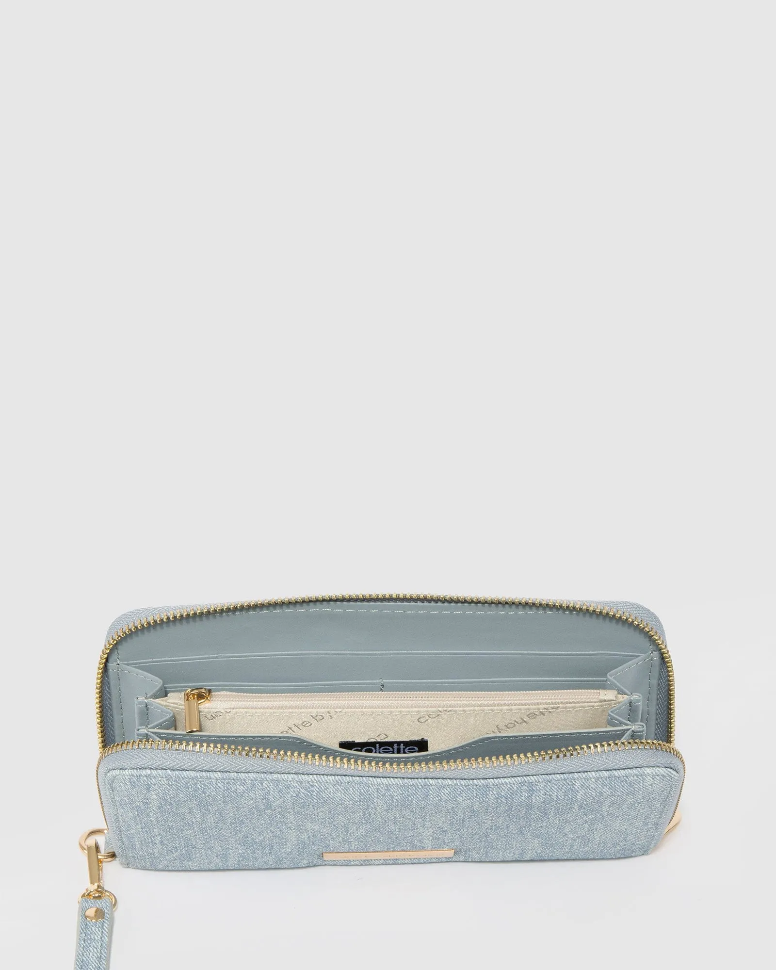 Blue Zoe Wristlet Wallet sold by Collete Hayman product image thumbnail 4