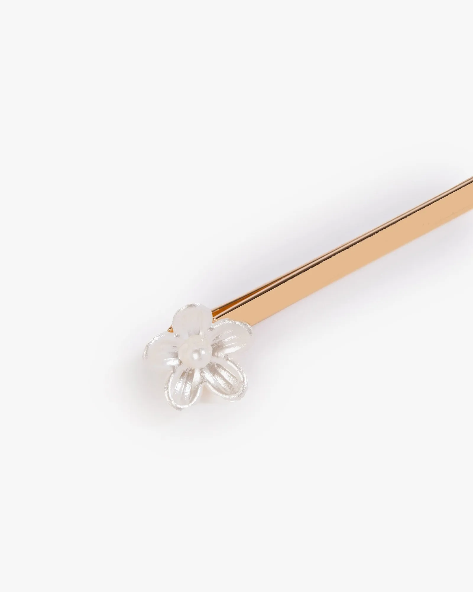 White 4 Pack Pearl Flower Hair Slides sold by Collete Hayman product image thumbnail 2
