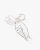 Silver Metal Bow Claw Clip sold by Collete Hayman