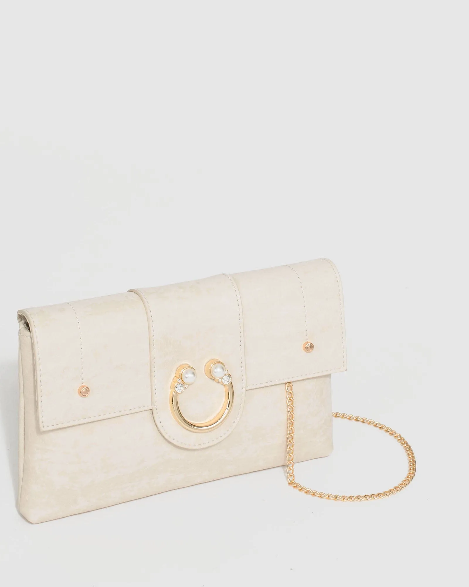 Ivory Polly Pearl Clutch Bag sold by Collete Hayman product image thumbnail 3