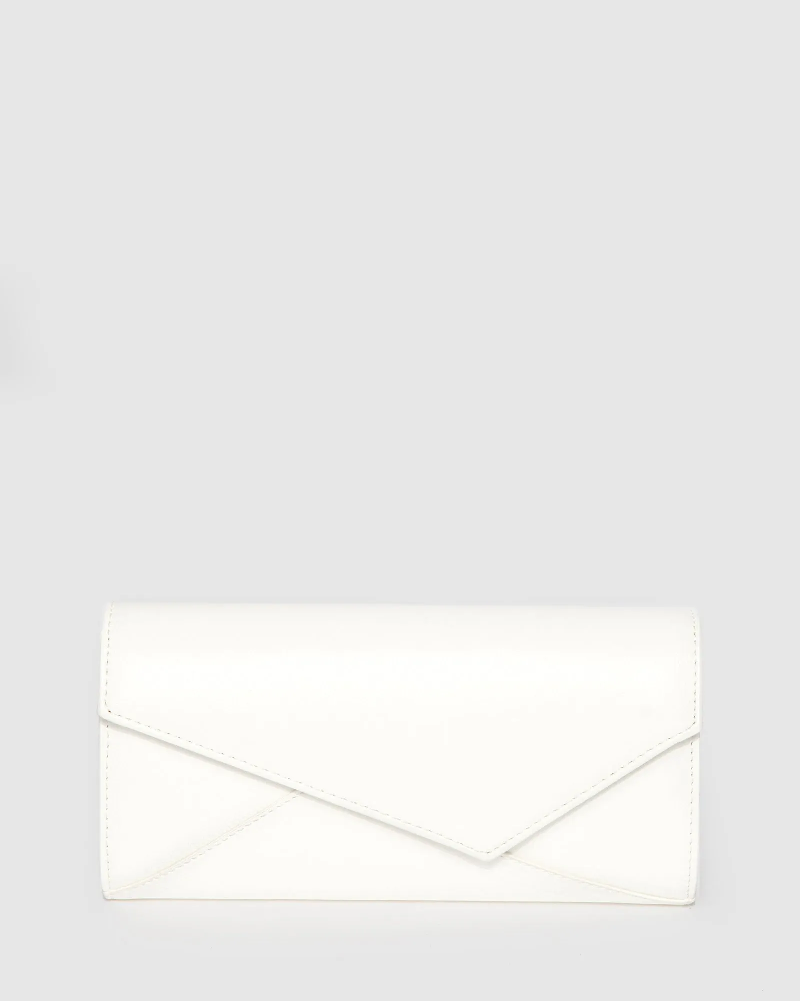 White Maribel Clutch Bag sold by Collete Hayman