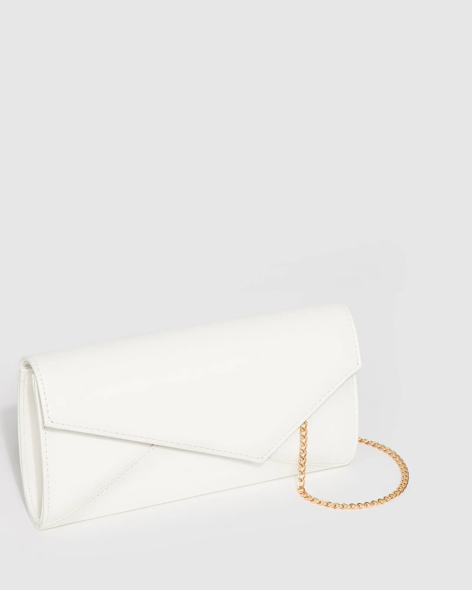 White Maribel Clutch Bag sold by Collete Hayman product image thumbnail 3