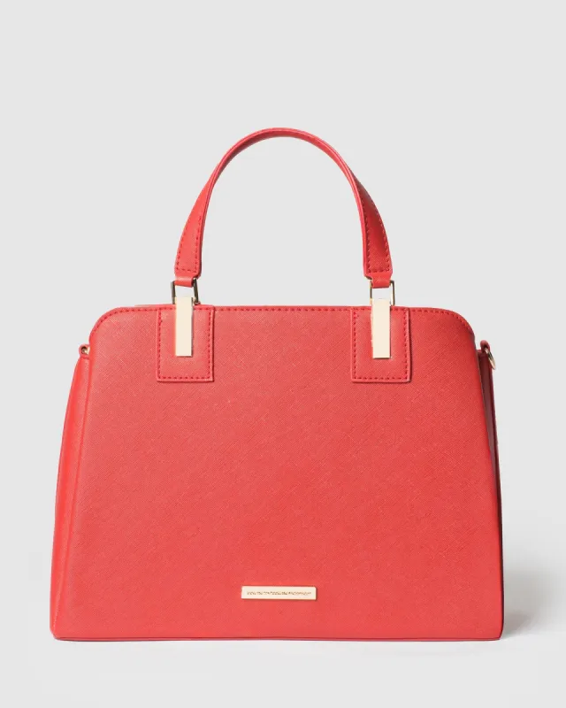 Red Toni Tote Bag sold by Collete Hayman