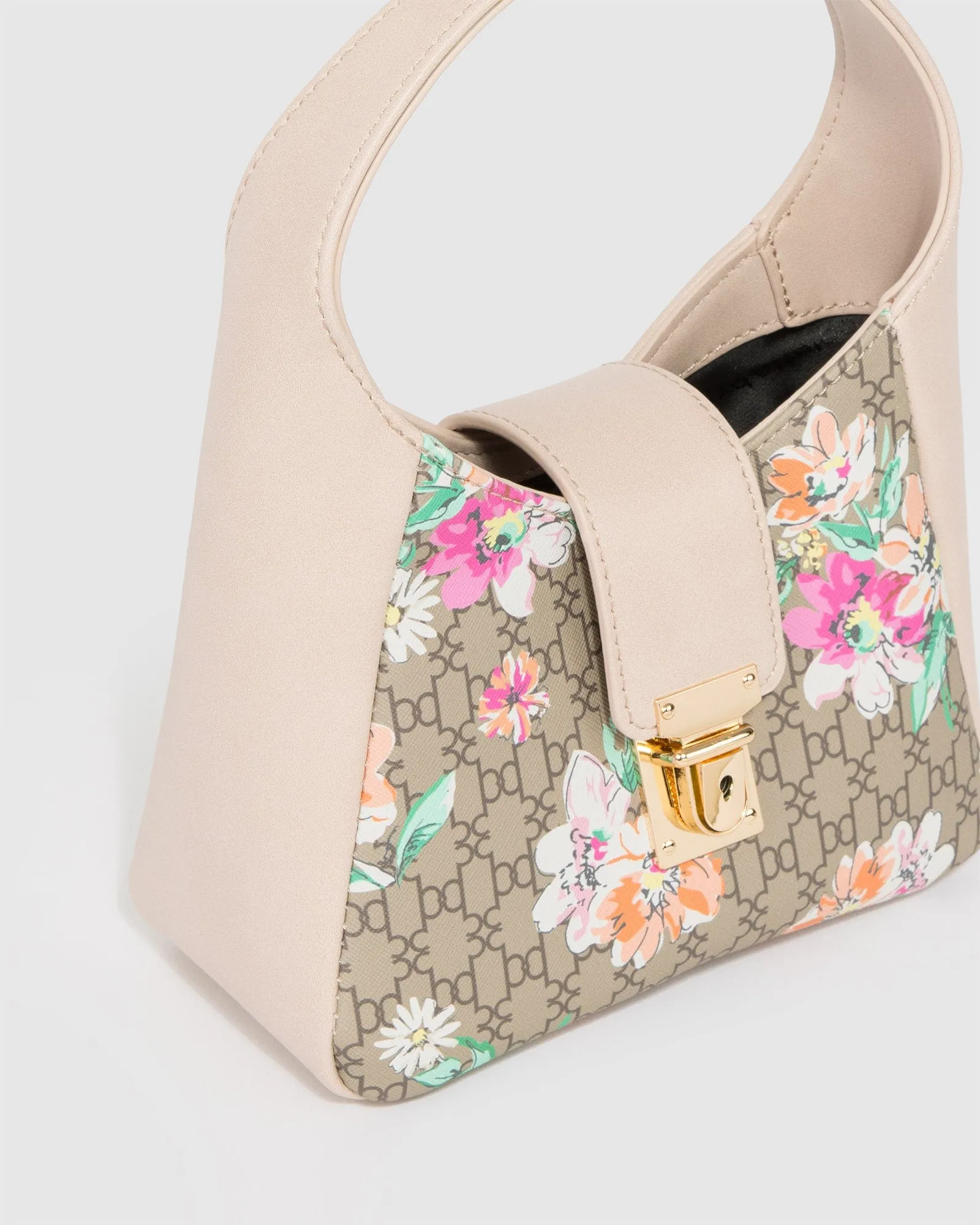 Floral Monogram Willa Panel Shoulder Bag sold by Collete Hayman product image thumbnail 2