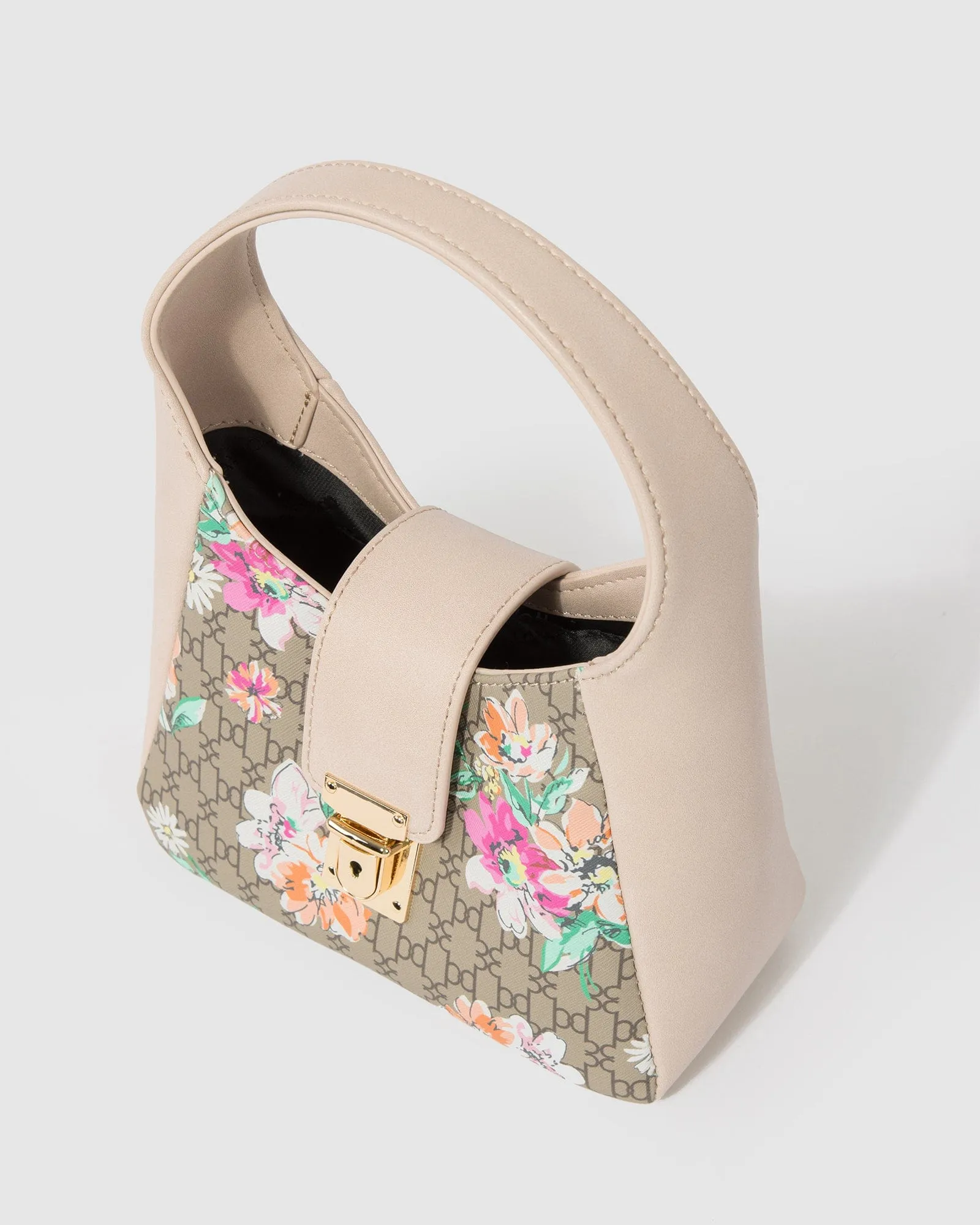 Floral Monogram Willa Panel Shoulder Bag sold by Collete Hayman product image thumbnail 4