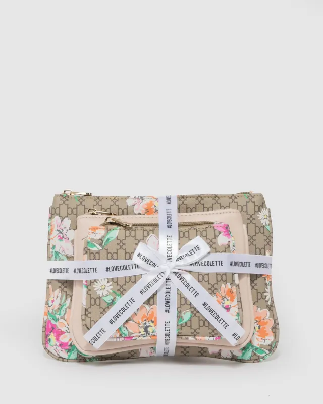 Floral Monogram Purse Gift Set sold by Collete Hayman