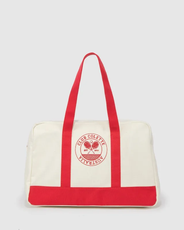 Red York Duffle Bag sold by Collete Hayman