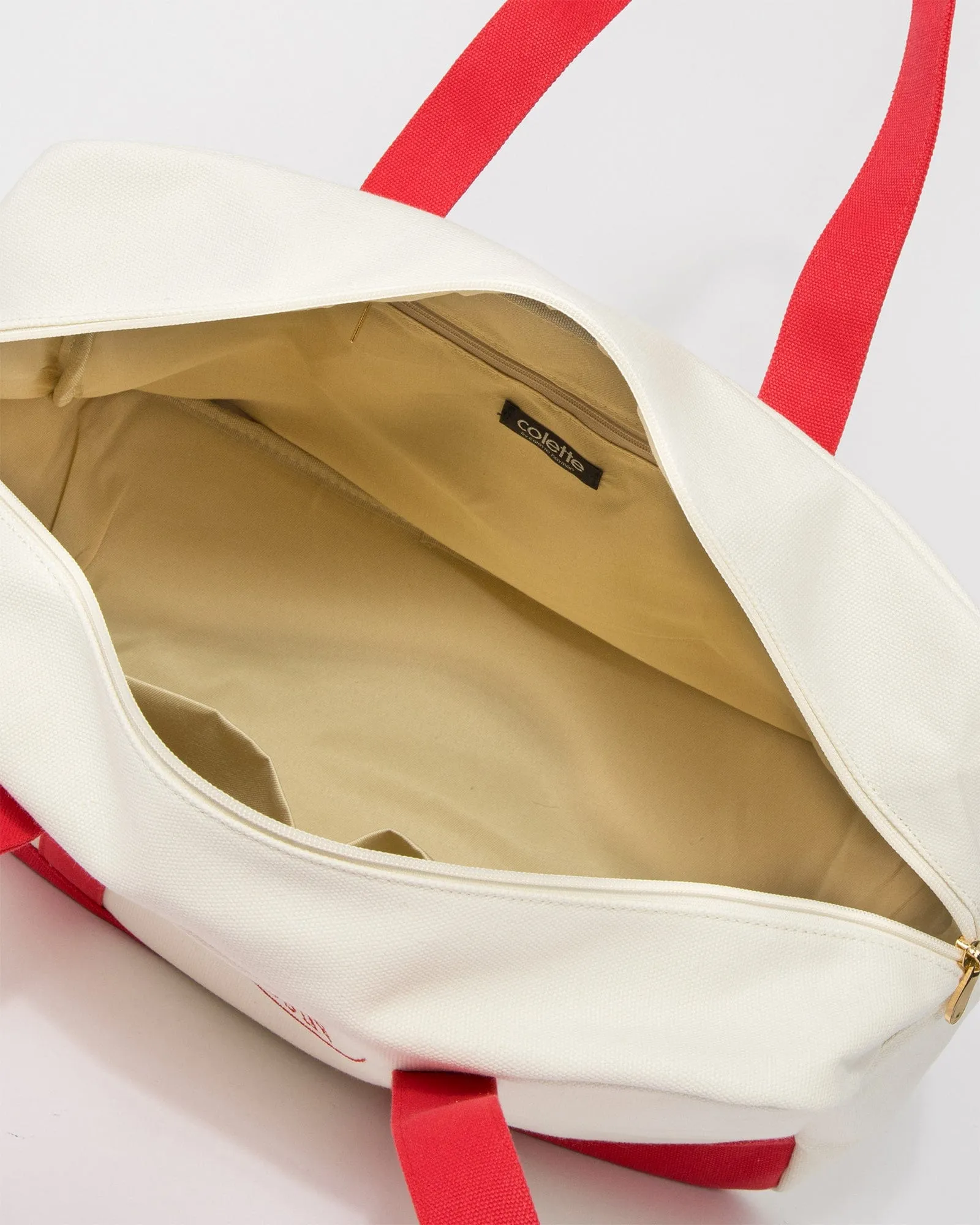 Red York Duffle Bag sold by Collete Hayman product image thumbnail 5