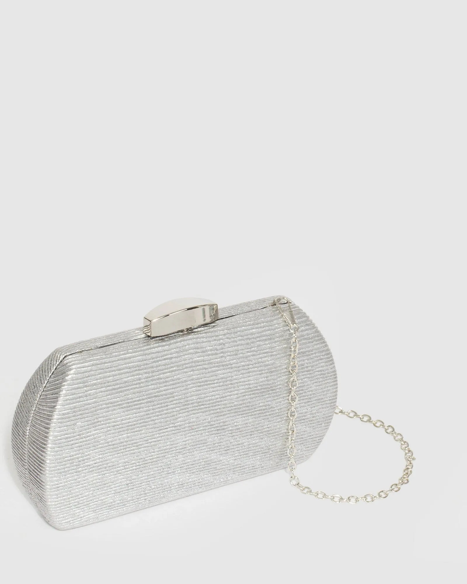 Silver Zoya Clutch Bag sold by Collete Hayman product image thumbnail 3
