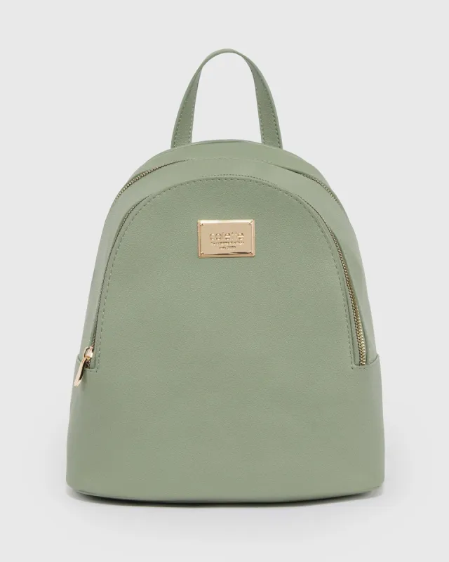Green Bridget Backpack sold by Collete Hayman