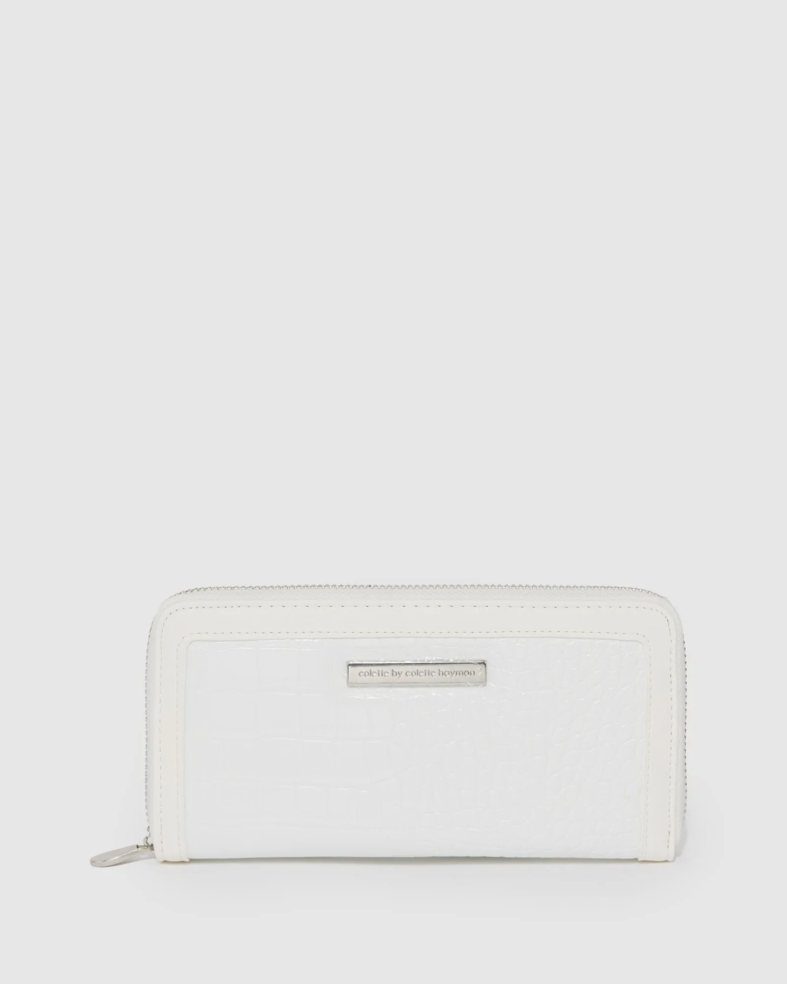 White Nina Border Wallet sold by Collete Hayman
