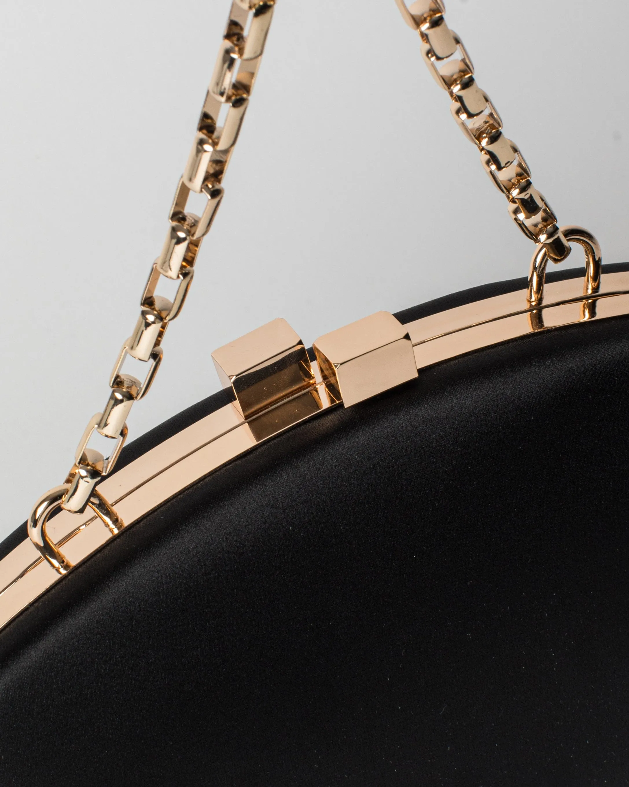 Black Eden Chain Hardcase Clutch Bag sold by Collete Hayman product image thumbnail 3