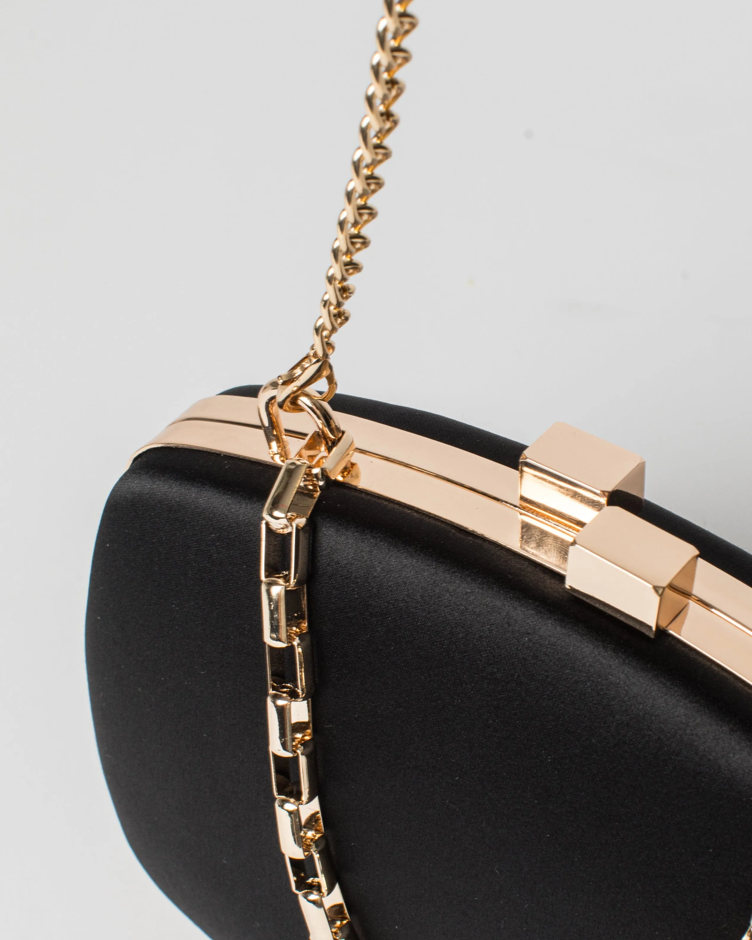 Black Eden Chain Hardcase Clutch Bag sold by Collete Hayman product image thumbnail 5