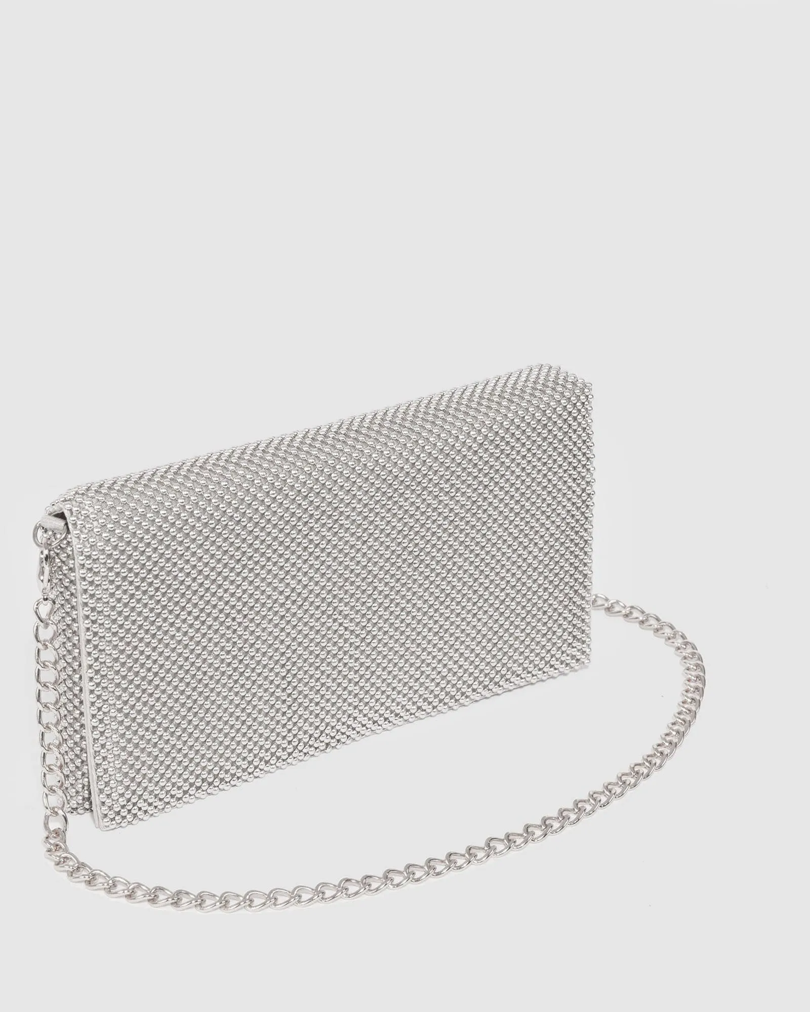Silver Audrina Clutch Bag sold by Collete Hayman product image thumbnail 2