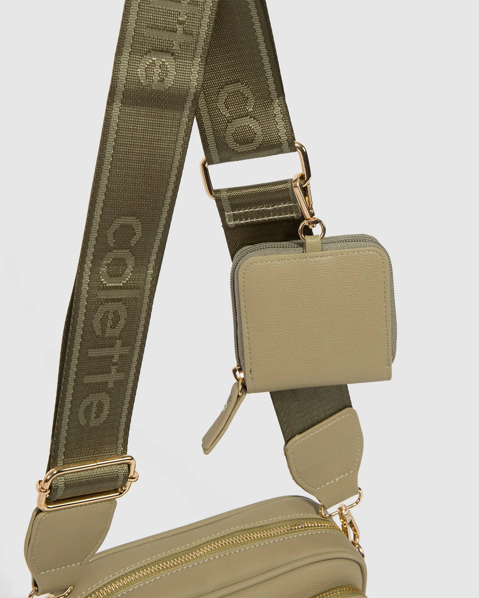 Green Amalia Webbing Crossbody Bag sold by Collete Hayman product image thumbnail 5