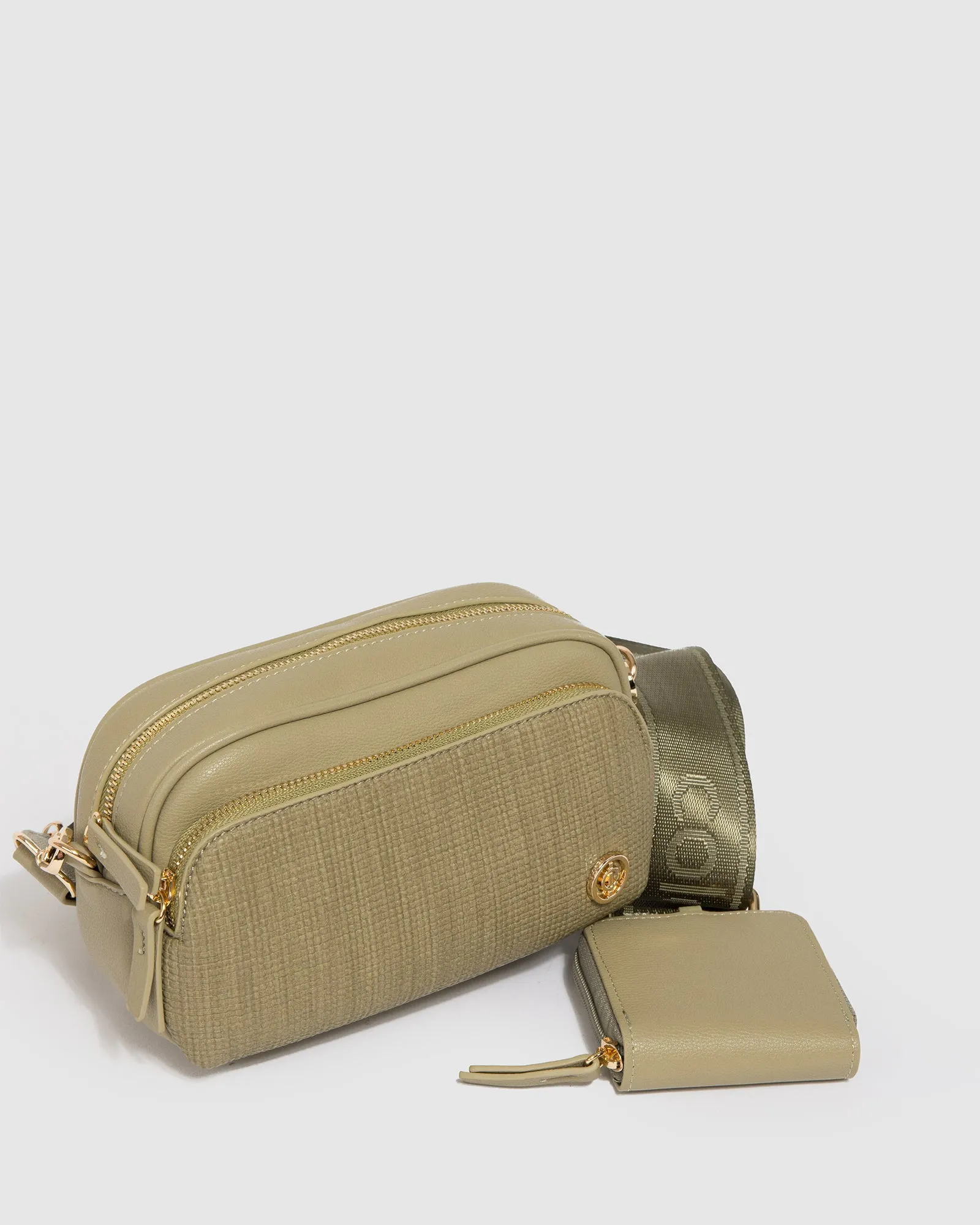 Green Amalia Webbing Crossbody Bag sold by Collete Hayman product image thumbnail 2