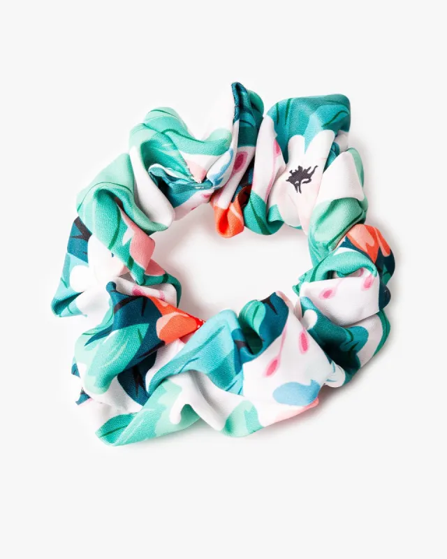 Multi Colour Palm Royale Print Scrunchie sold by Collete Hayman