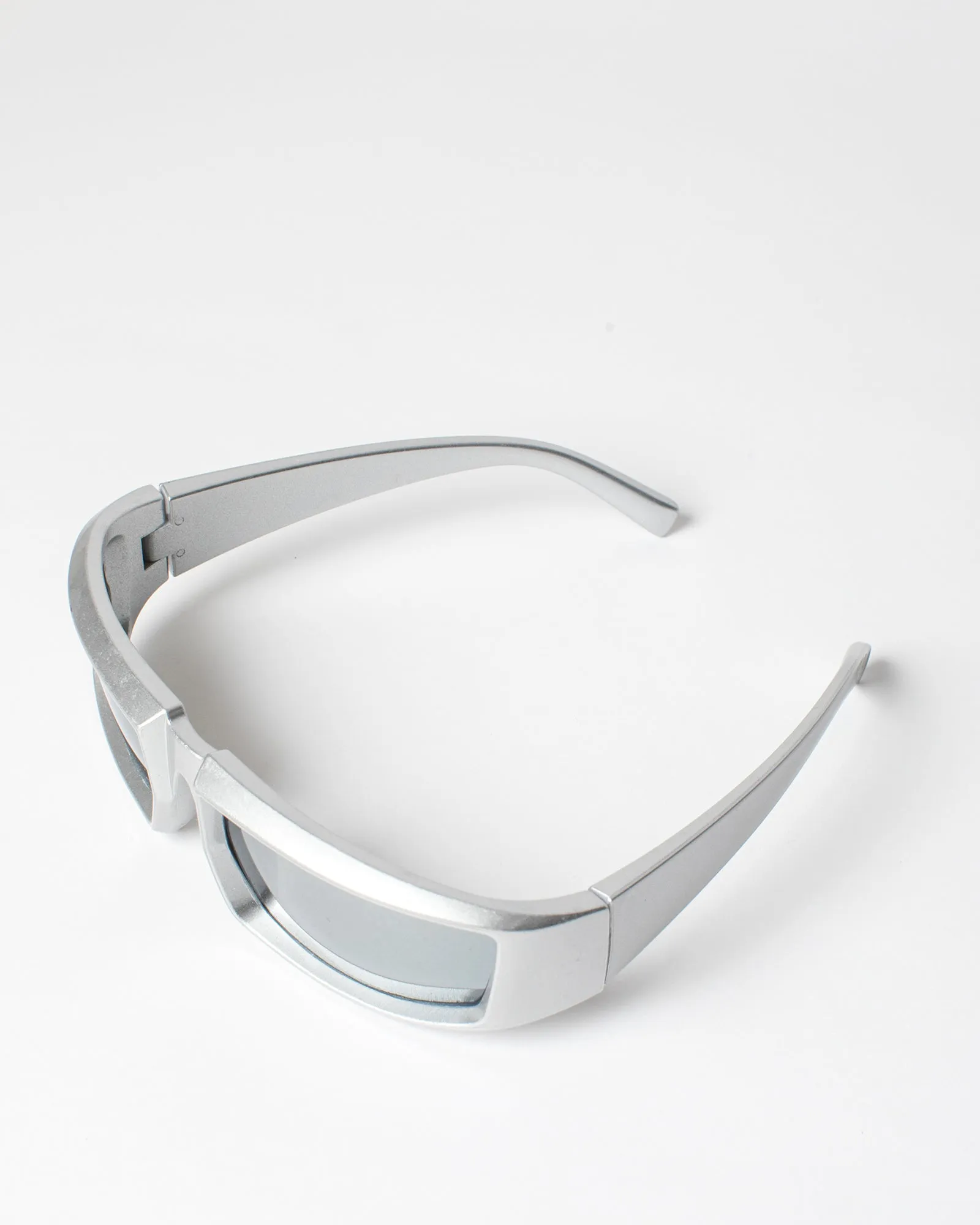 Silver Matte Look Shield Sunglasses sold by Collete Hayman product image thumbnail 2