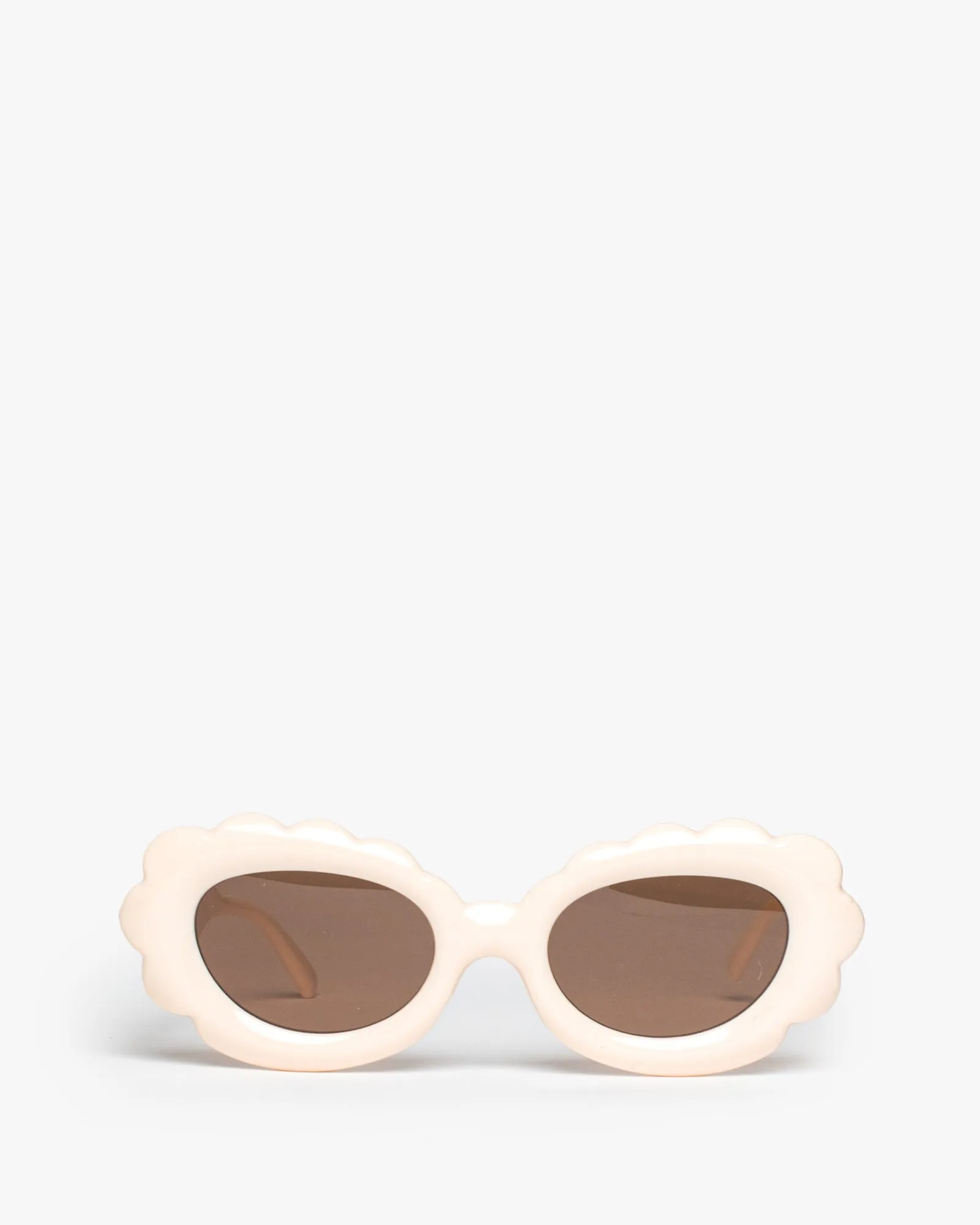Cream Scalloped Edge Sunglasses sold by Collete Hayman